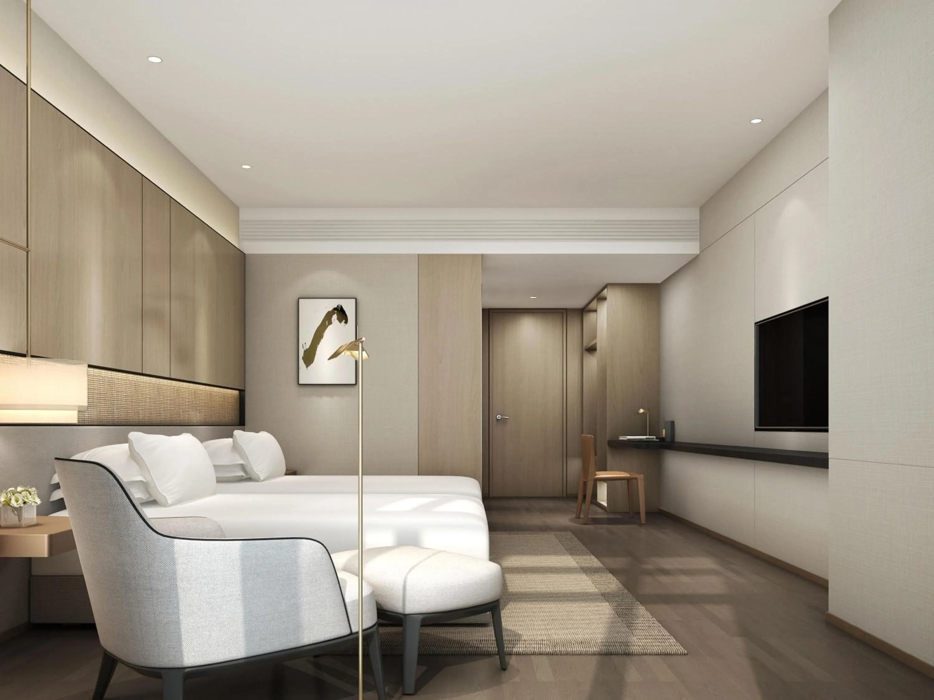 Bedroom in Novotel Shanghai Qingpu Excellence