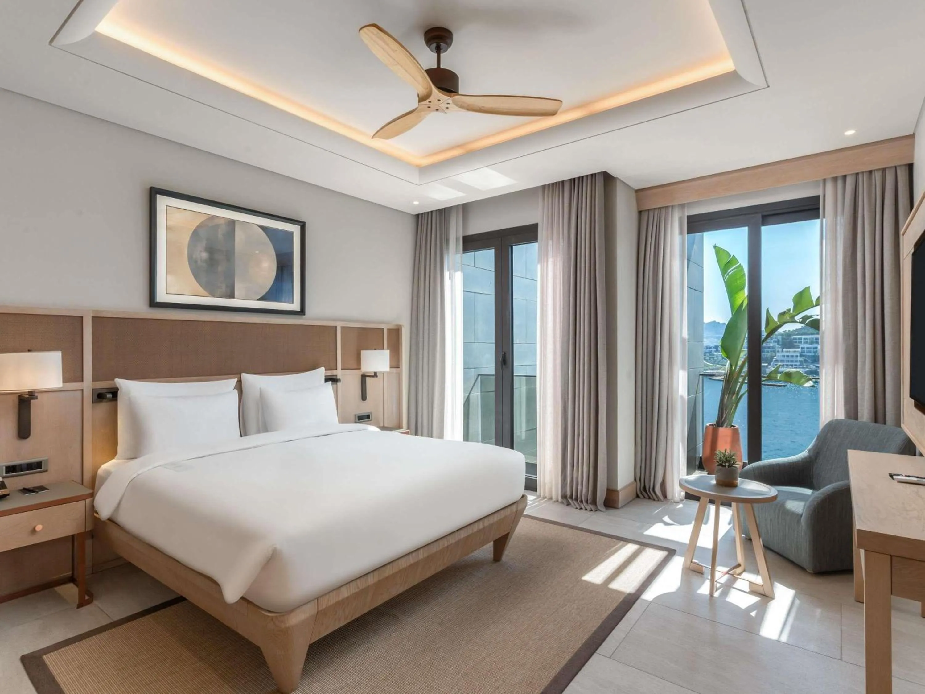 Bedroom, Bed in The Bodrum Hotel Yalıkavak - MGallery Collection