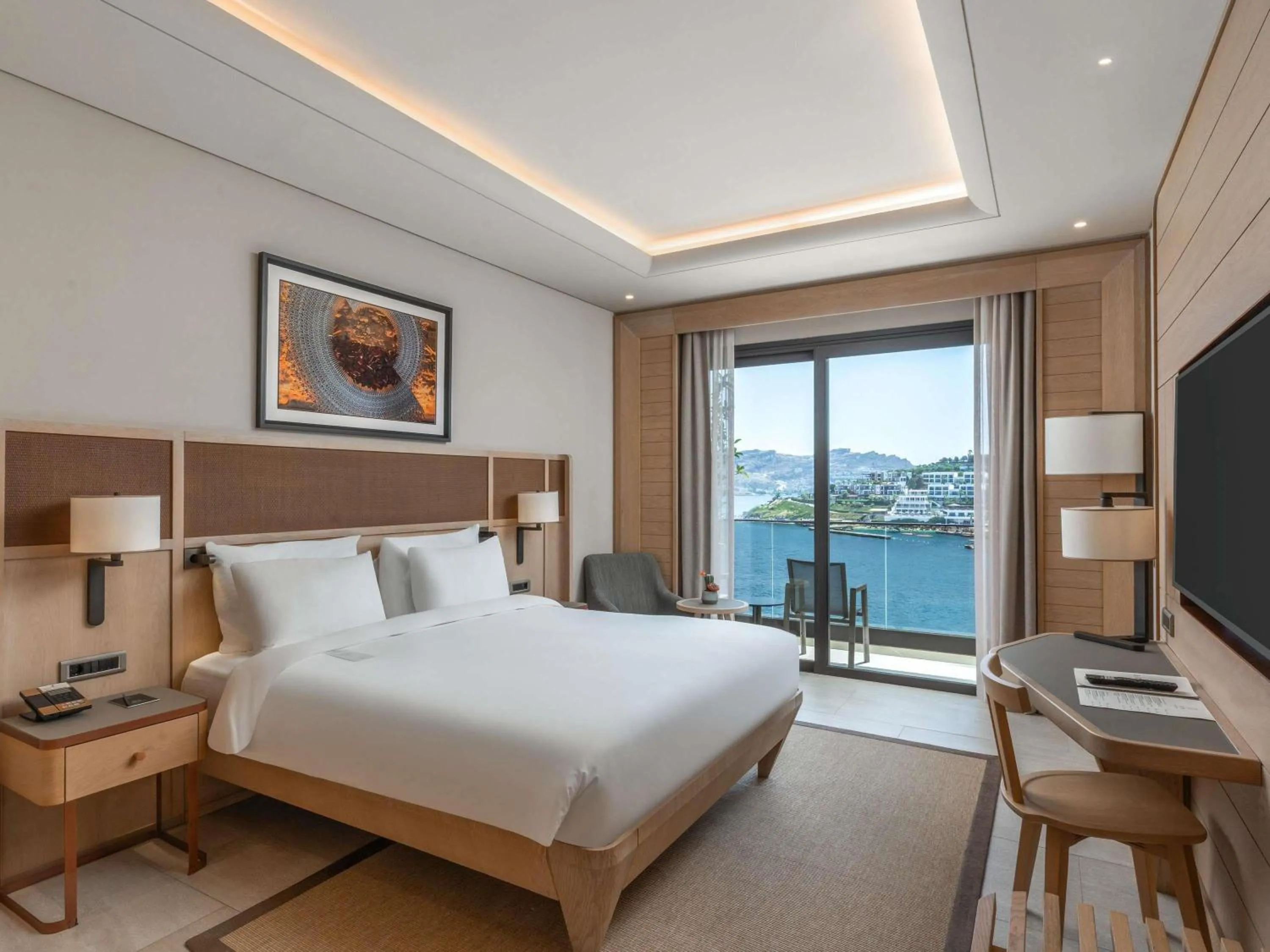 Bedroom, Bed in The Bodrum Hotel Yalıkavak - MGallery Collection