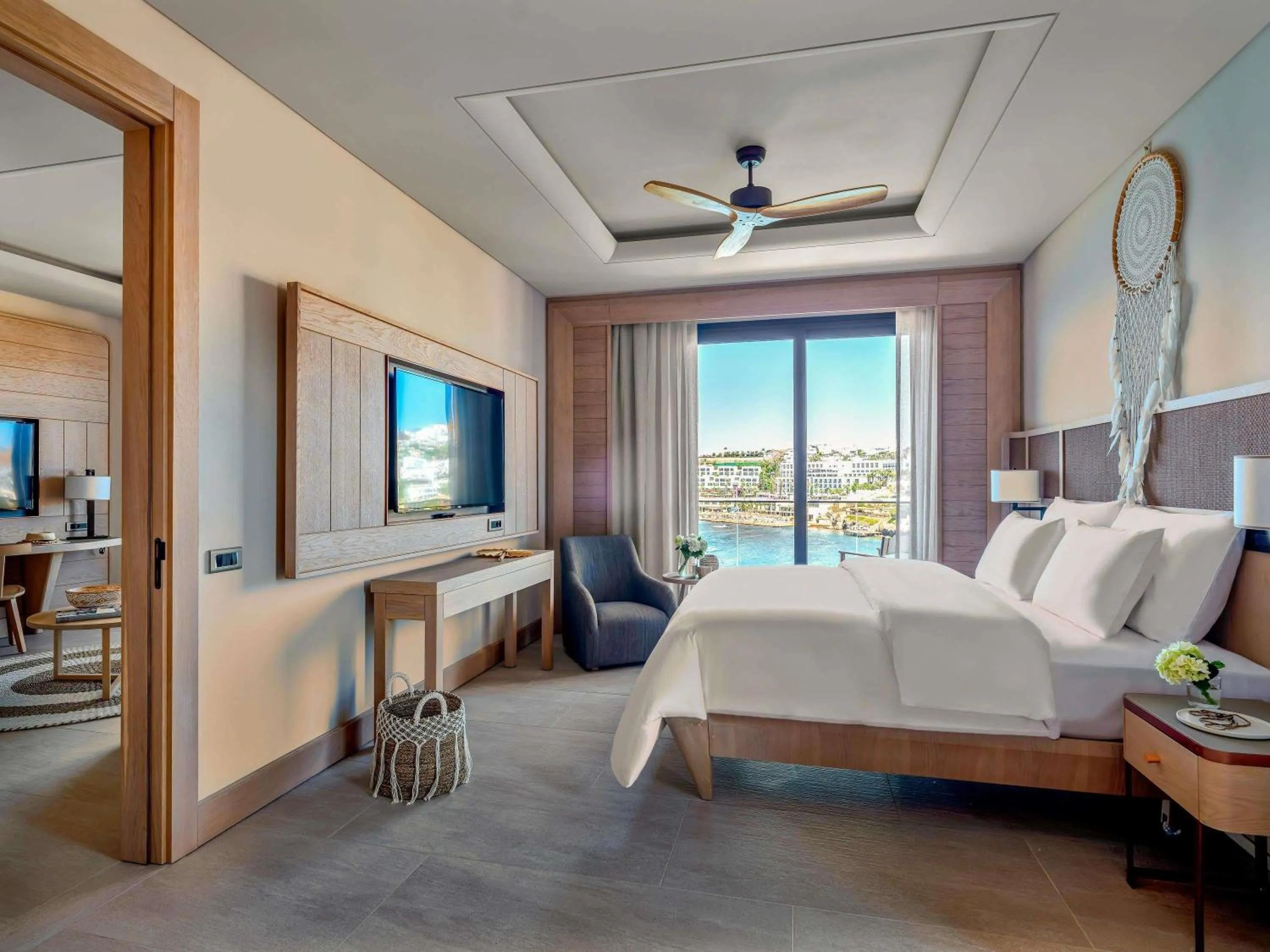 Bedroom, Bed in The Bodrum Hotel Yalıkavak - MGallery Collection