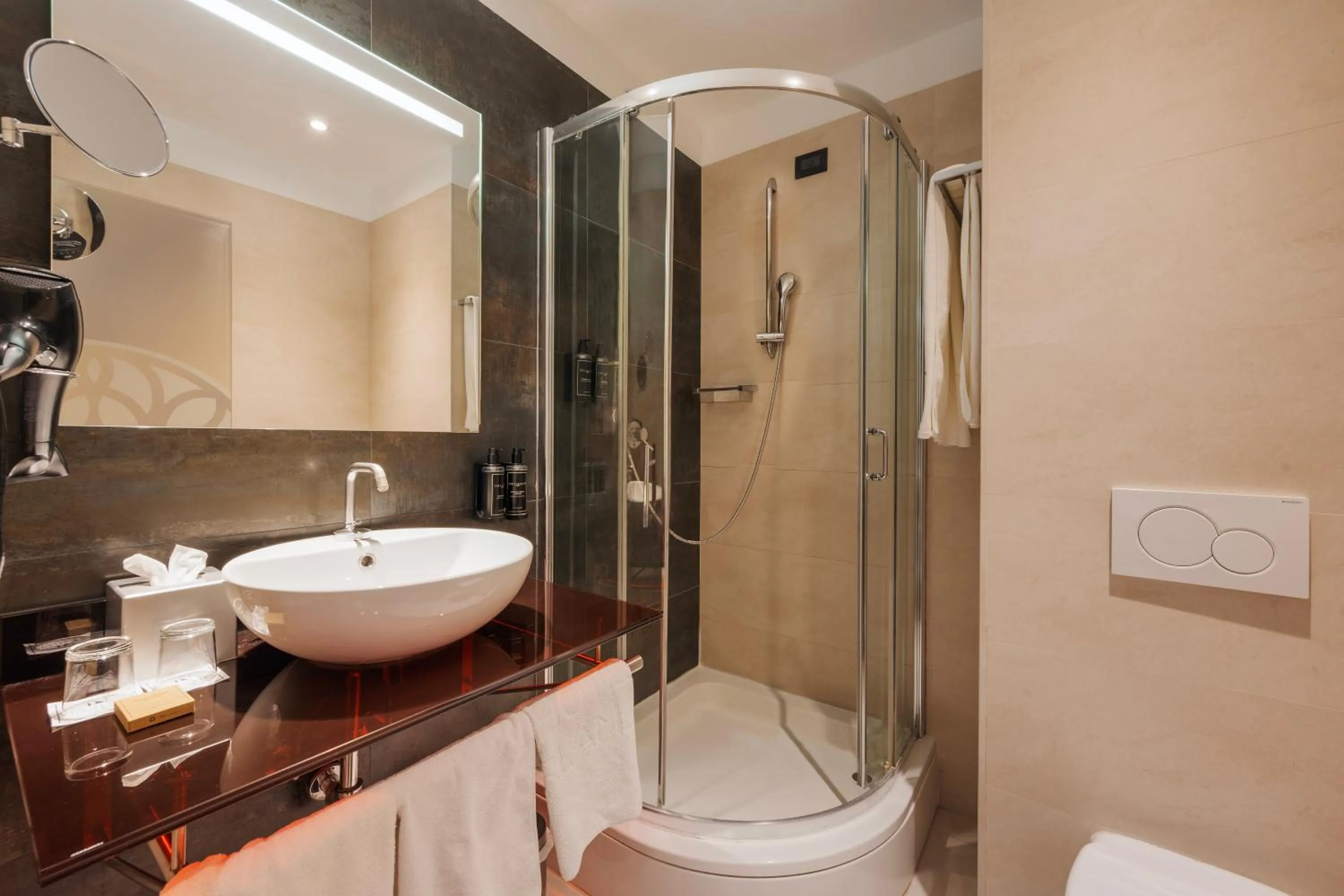 Shower in Ikonik Parlament