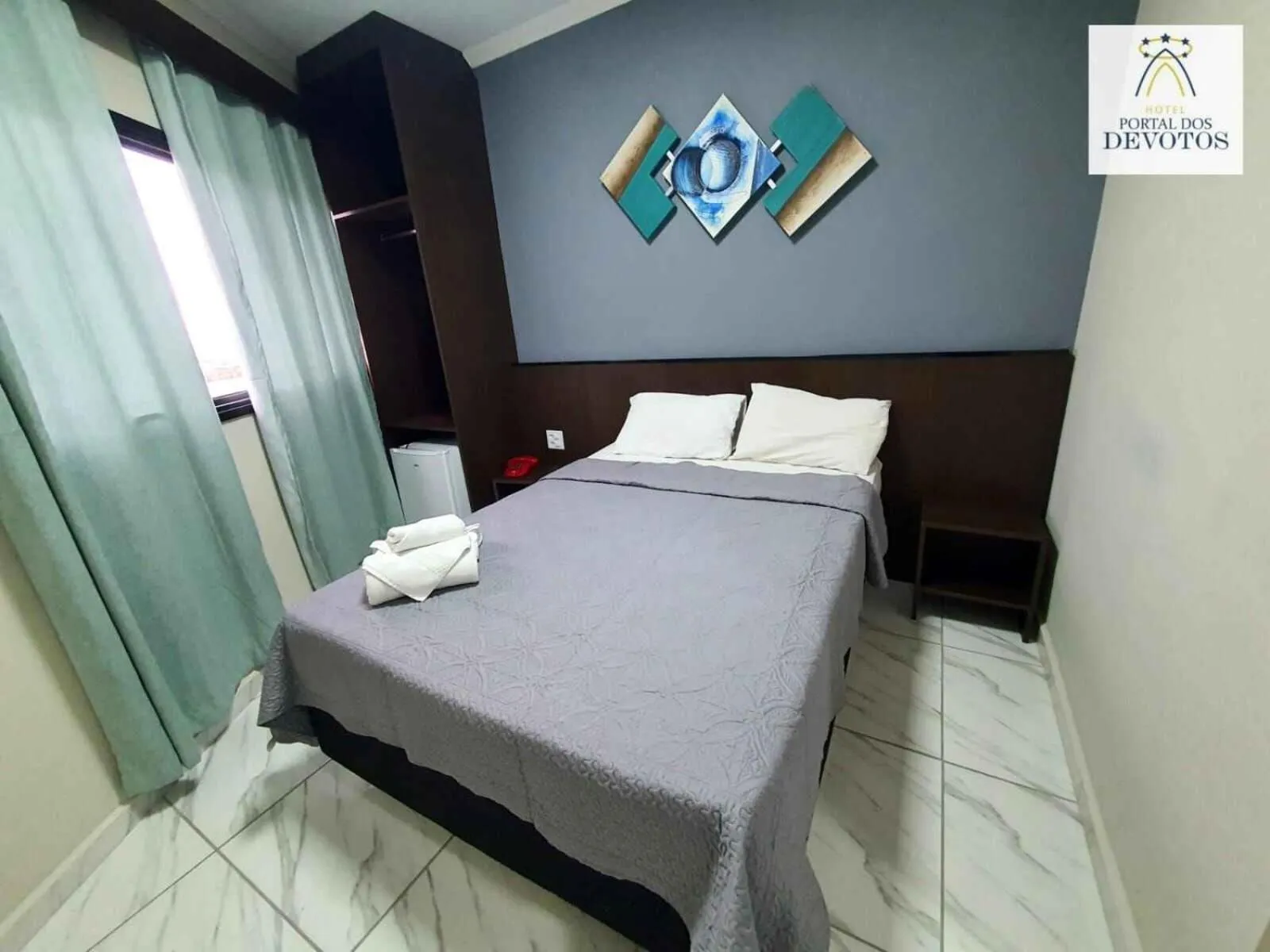 Bed in Hotel Portal dos Devotos