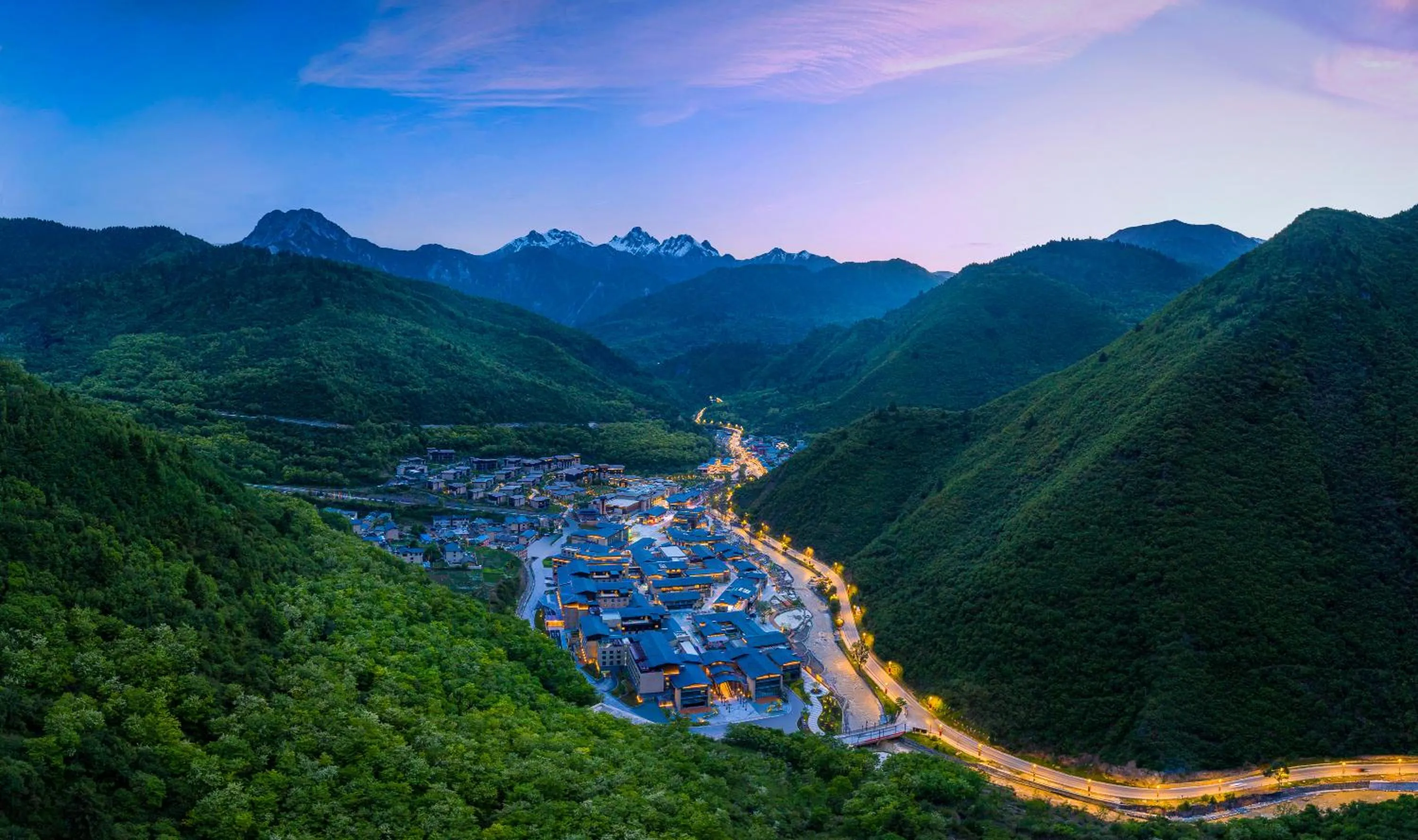 Bird's eye view in Hotel Indigo Jiuzhai by IHG