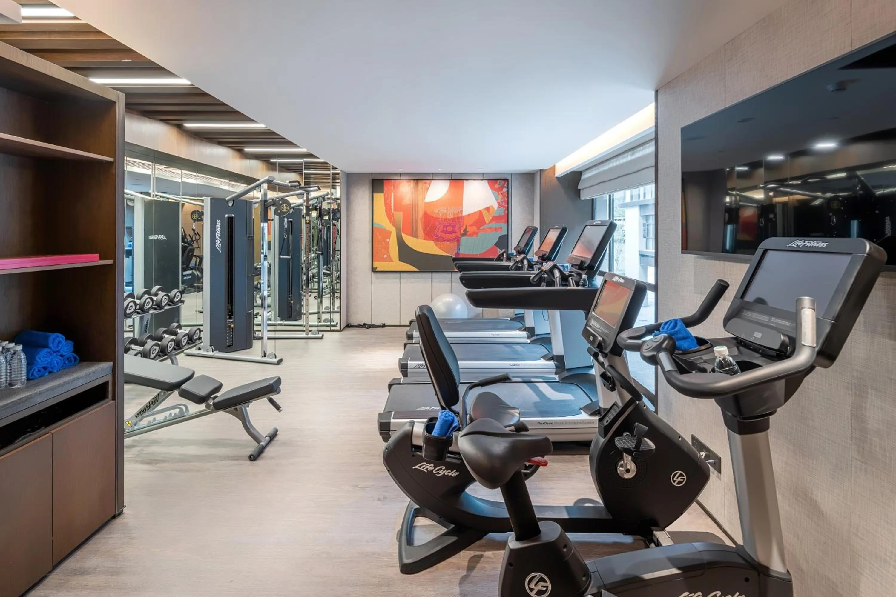 Fitness centre/facilities in Hotel Indigo Jiuzhai by IHG