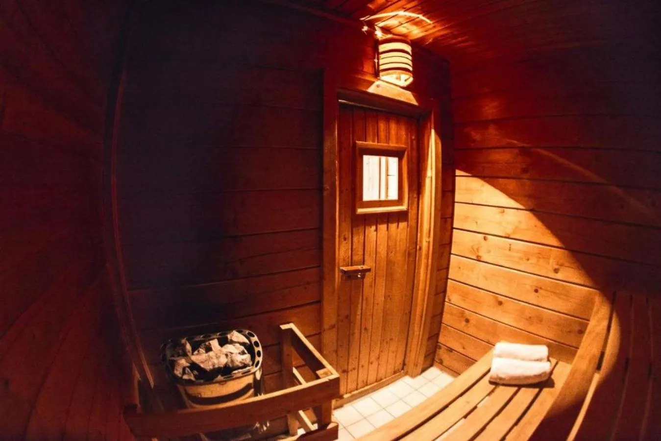 Sauna in Petneházy Aparthotel