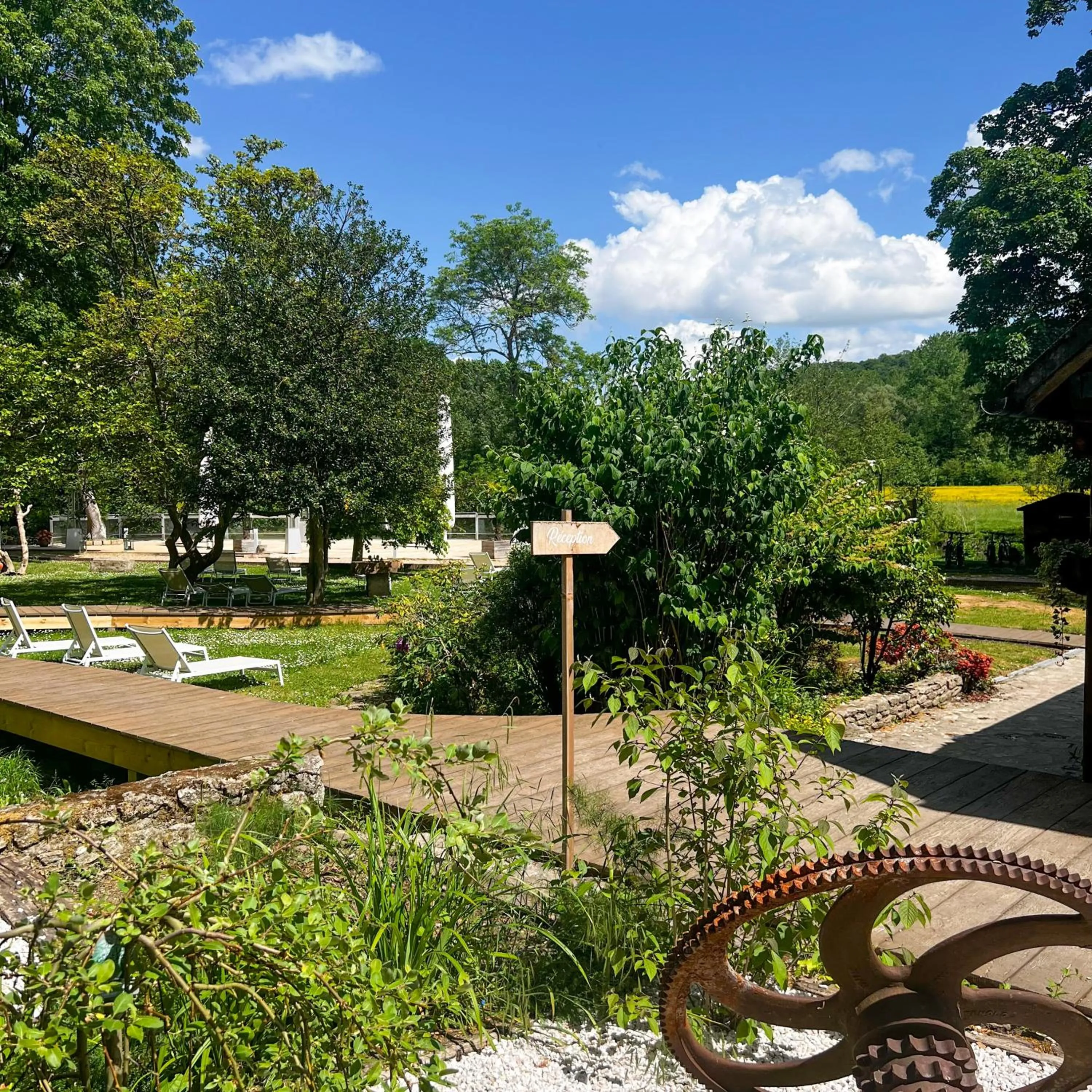 Garden in Moulin de Fourges