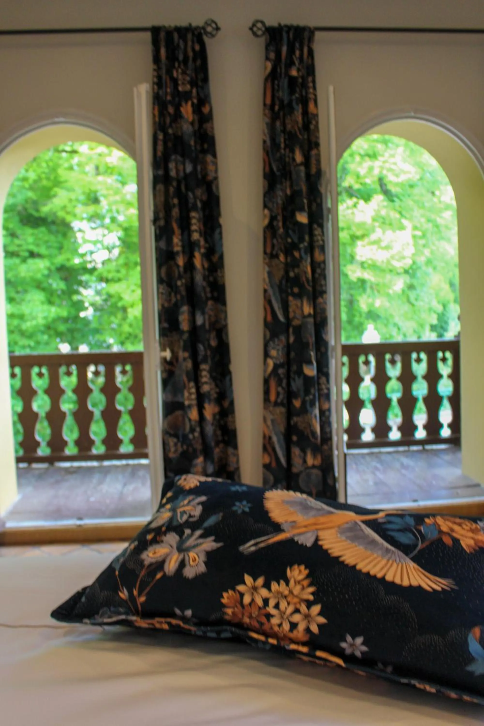 Decorative detail, Bed in Moulin de Fourges