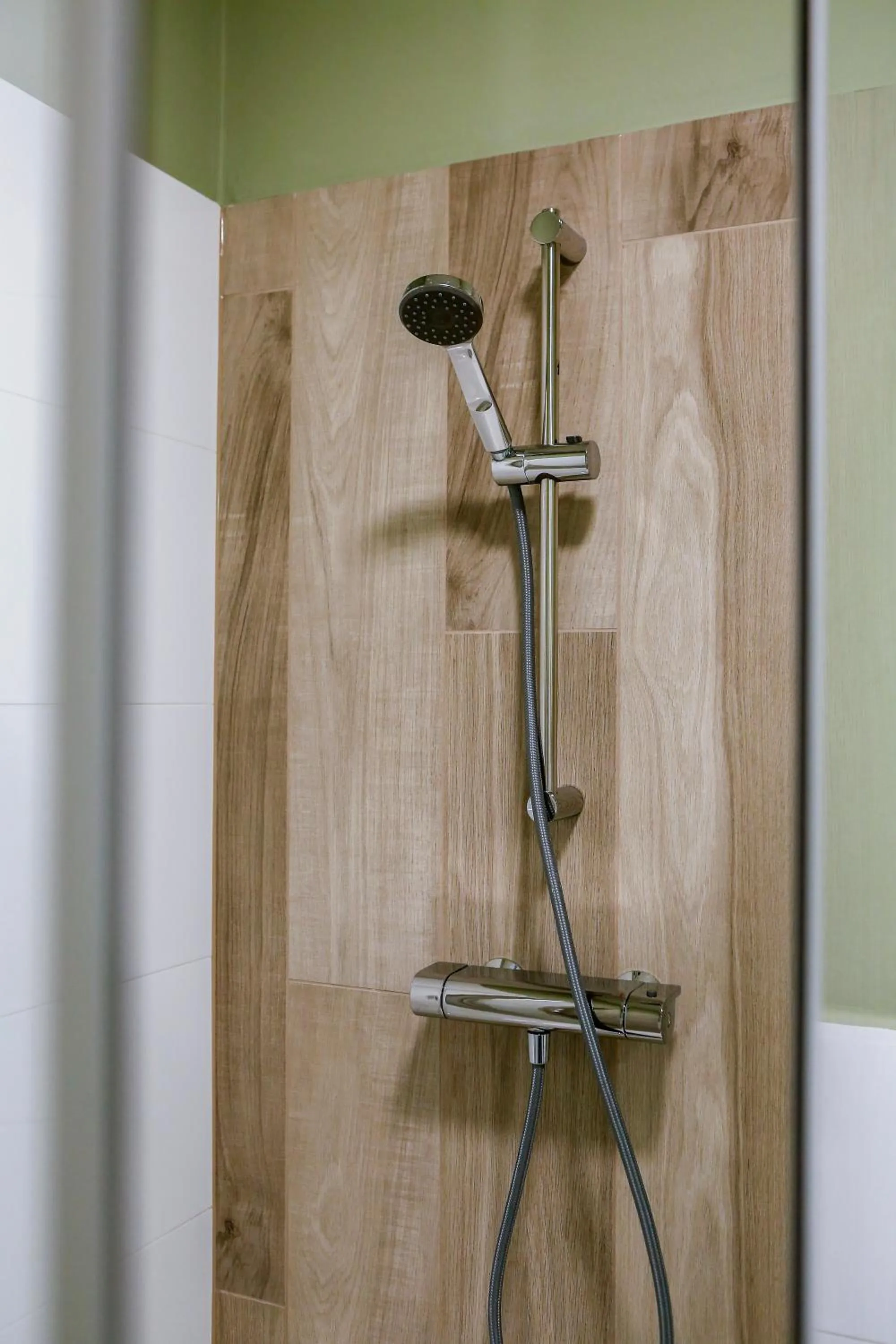 Shower in Akacfa Holiday Apartments