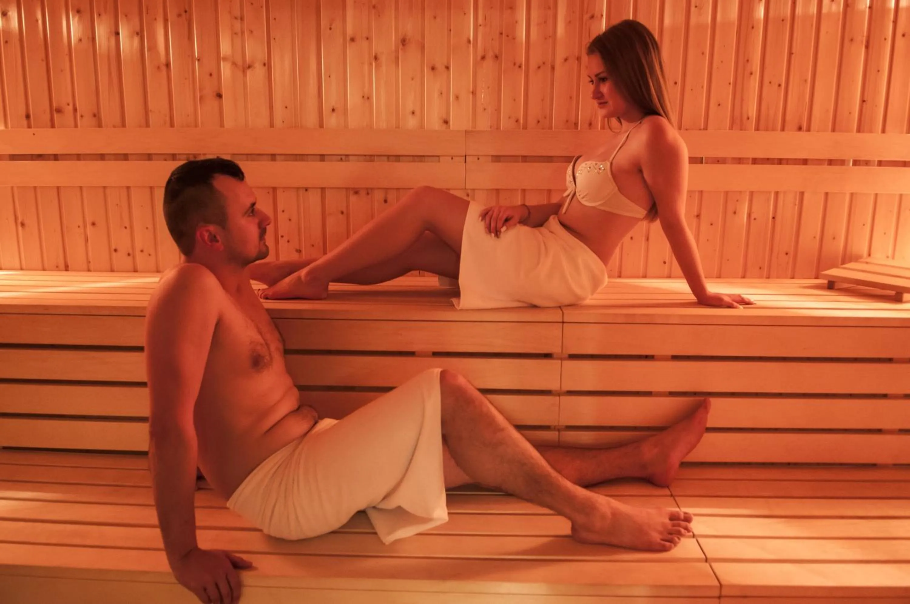 Sauna in Hotel Yacht Wellness & Business