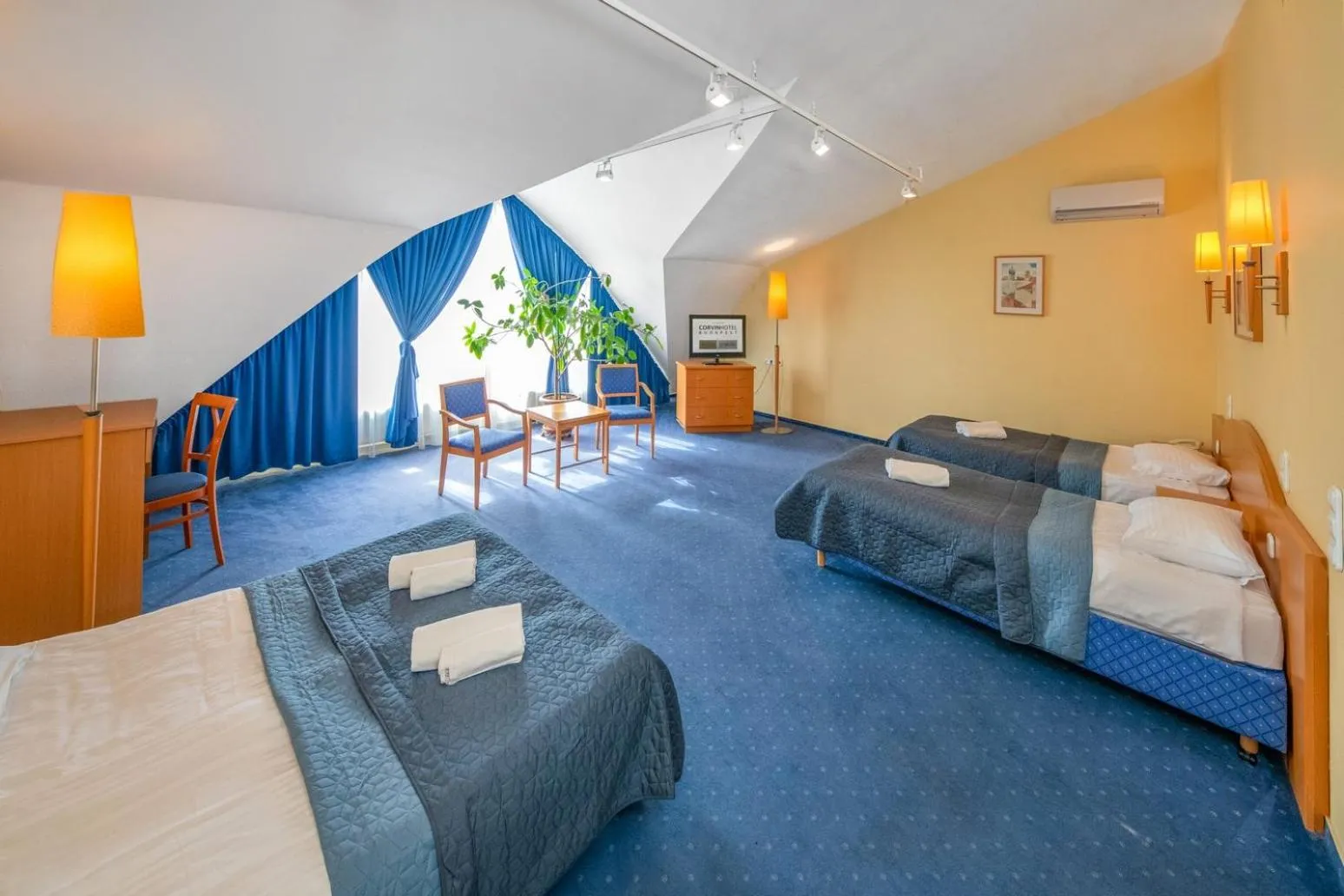 Photo of the whole room, Bed in Corvin Hotel Budapest Sissi Wing