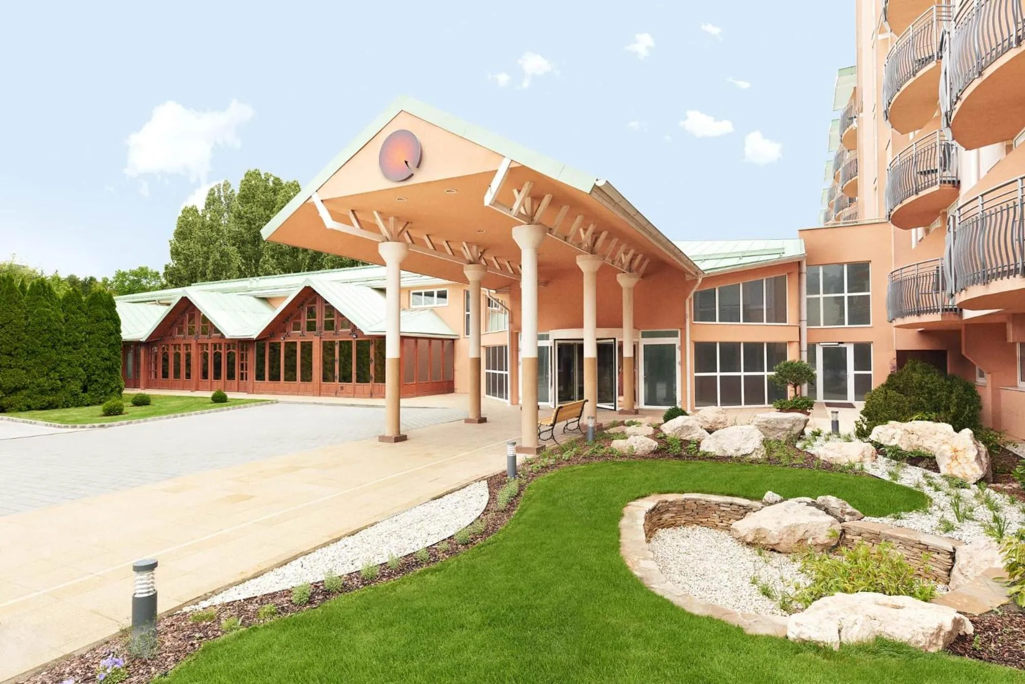 Facade/entrance in Hotel Europa Fit Hévíz