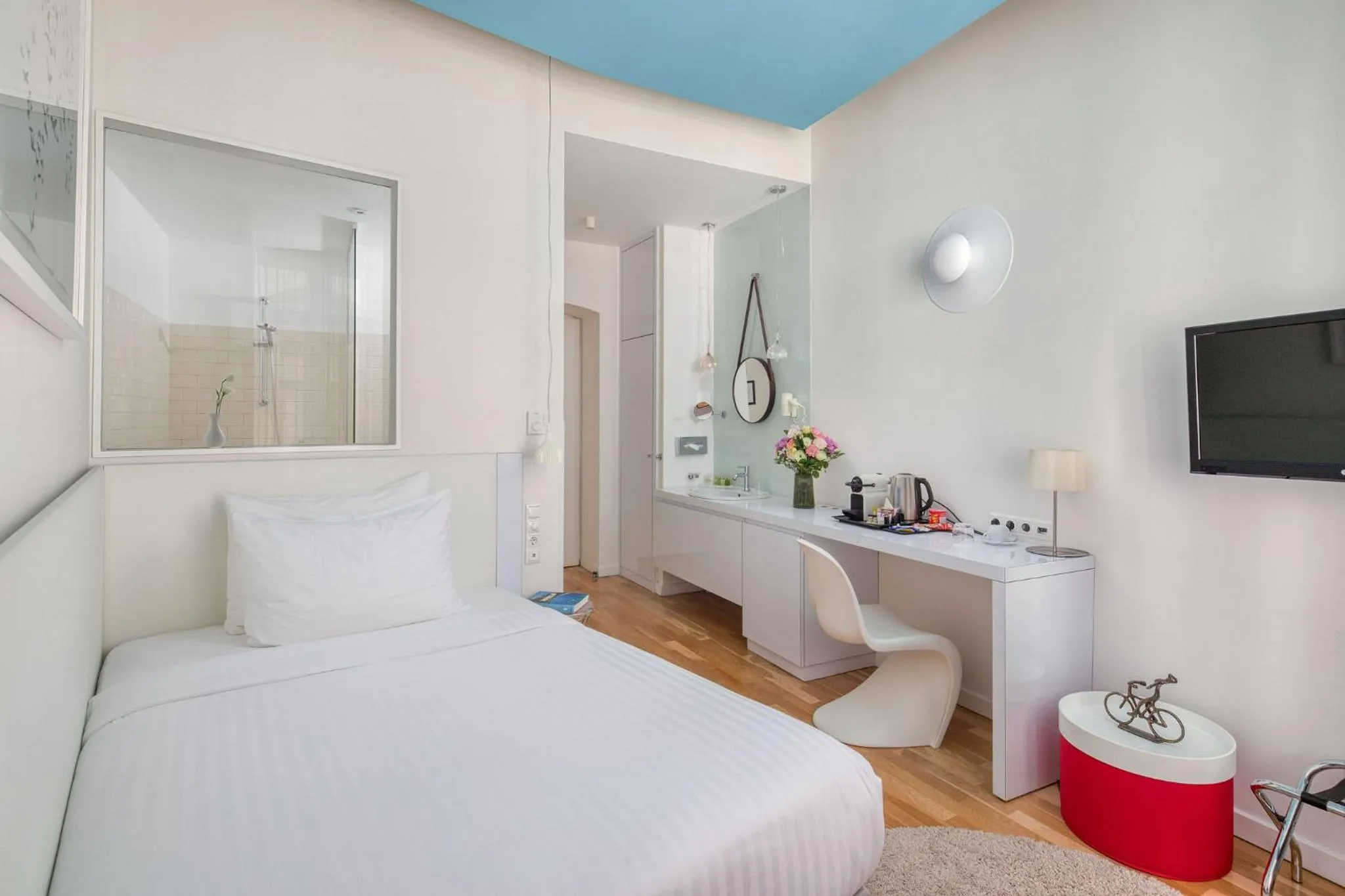 Bedroom, Bed in Casati Hotel - Adults Only