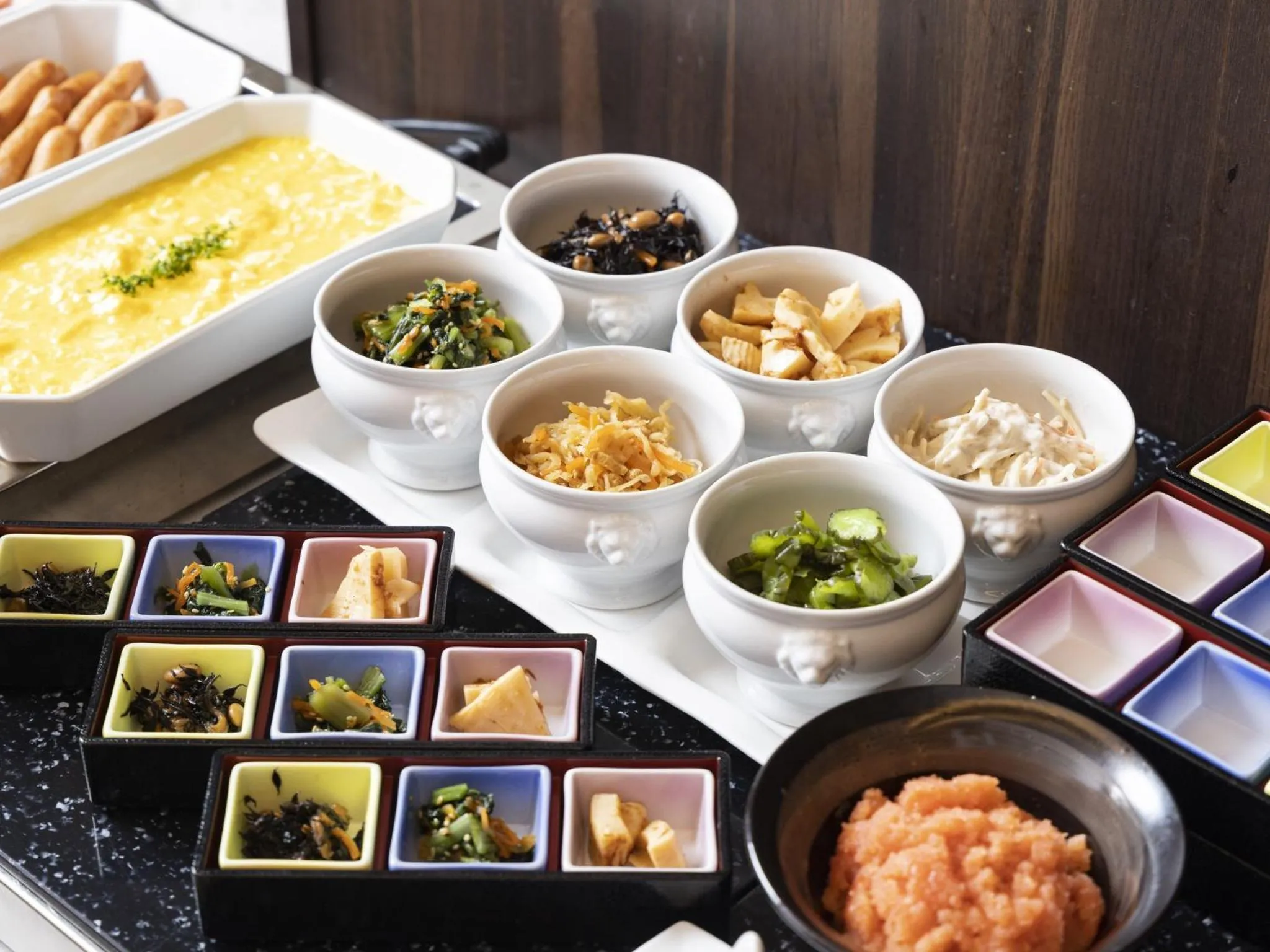 Buffet breakfast in Tenza Hotel at Hakata Station