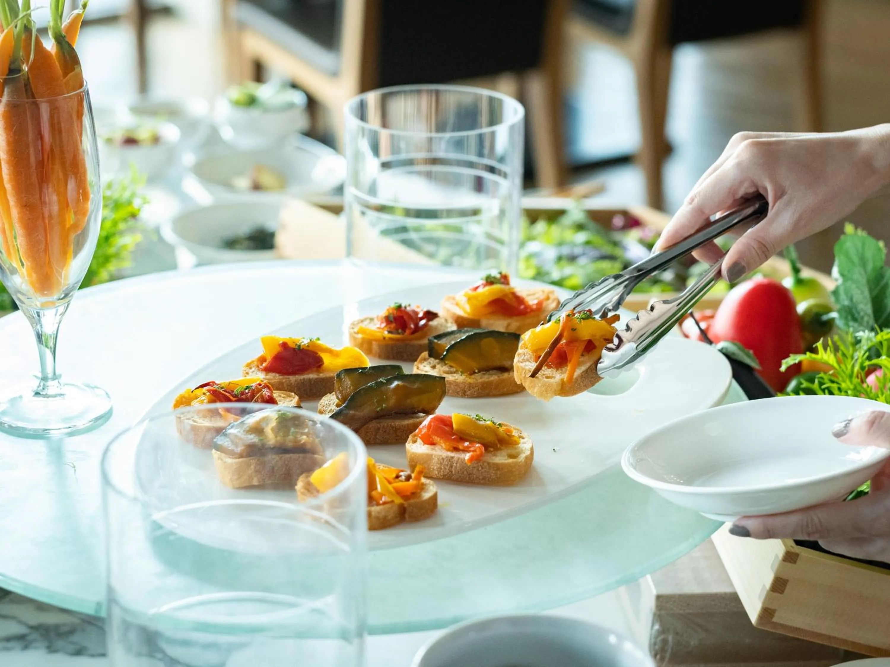 Buffet breakfast in Tenza Hotel at Hakata Station