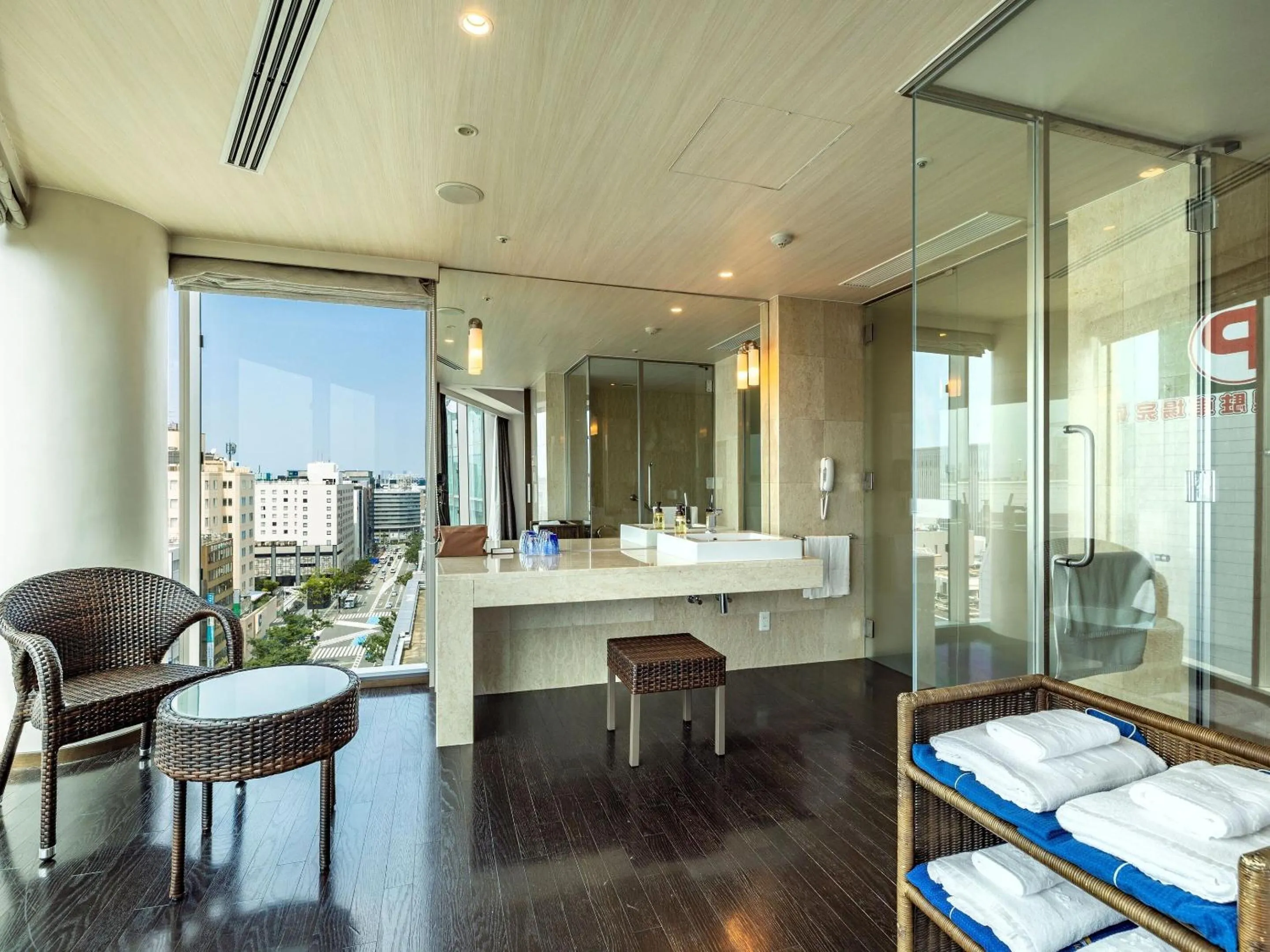 Photo of the whole room in KOKO HOTEL Premier Hakata - formerly Tenza Hotel at Hakata Station