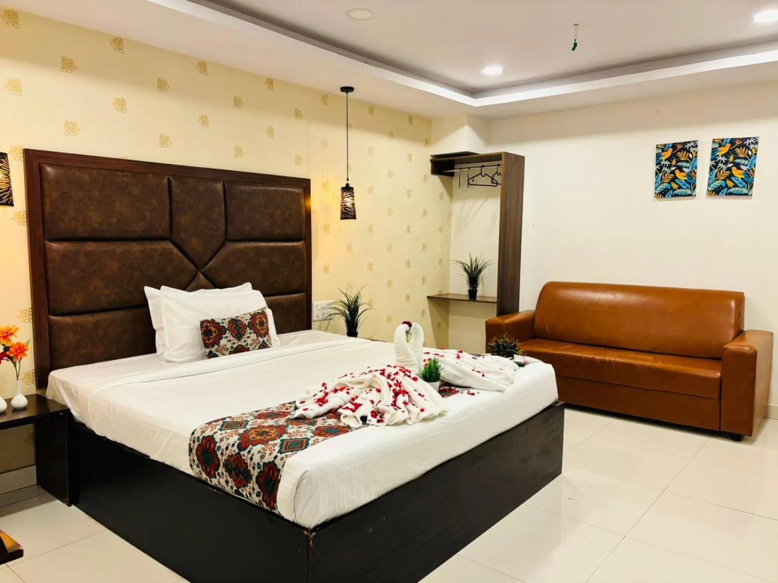 Bed in Hotel oak by signature airport zone hyderabad