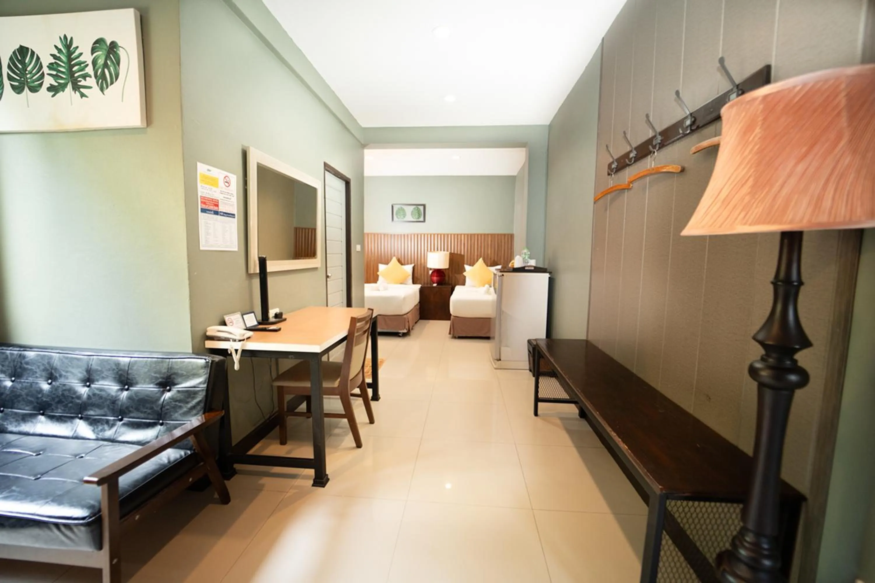 Seating area in The Palm Hotel