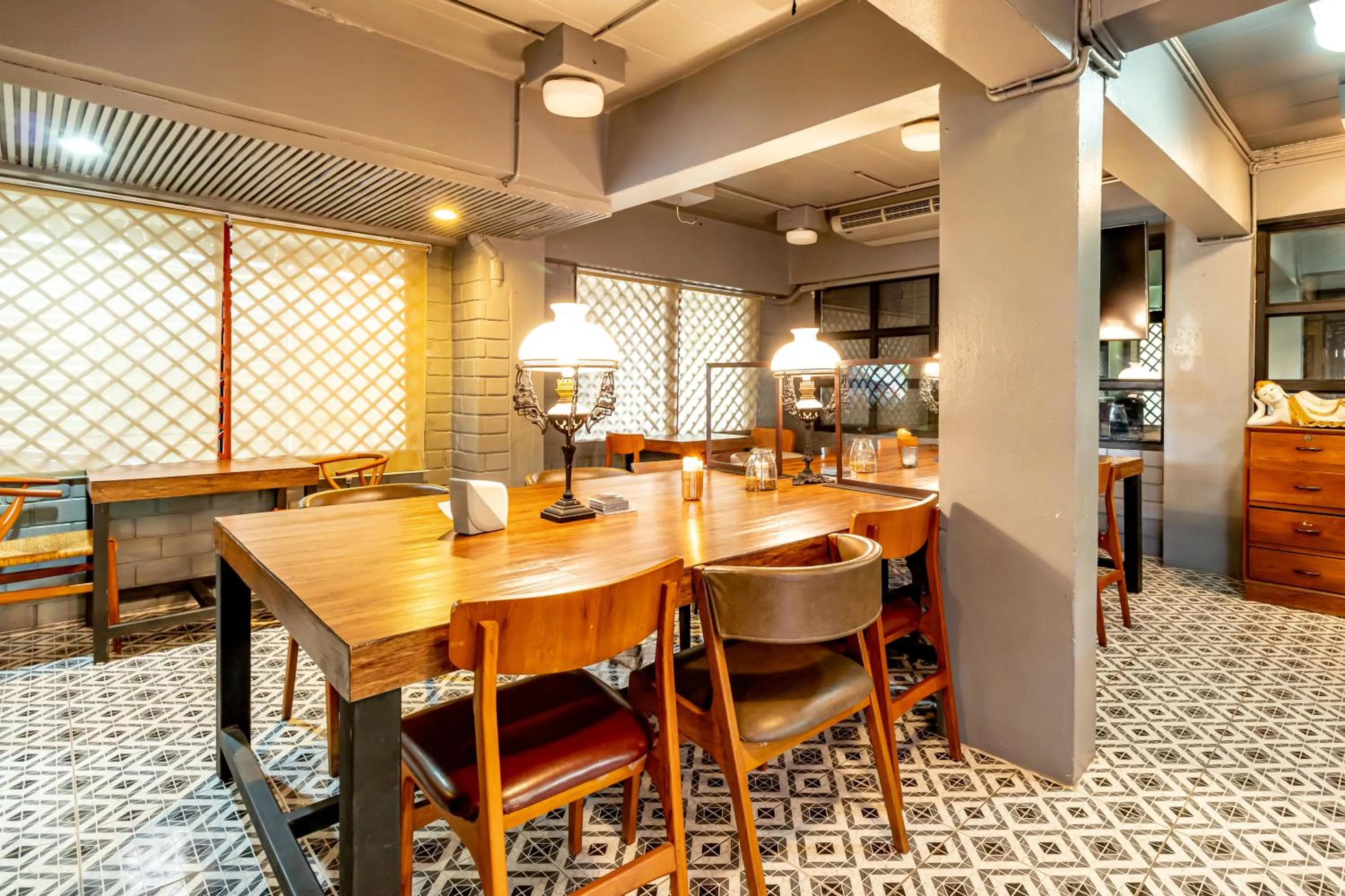 Dining area in The Palm Hotel