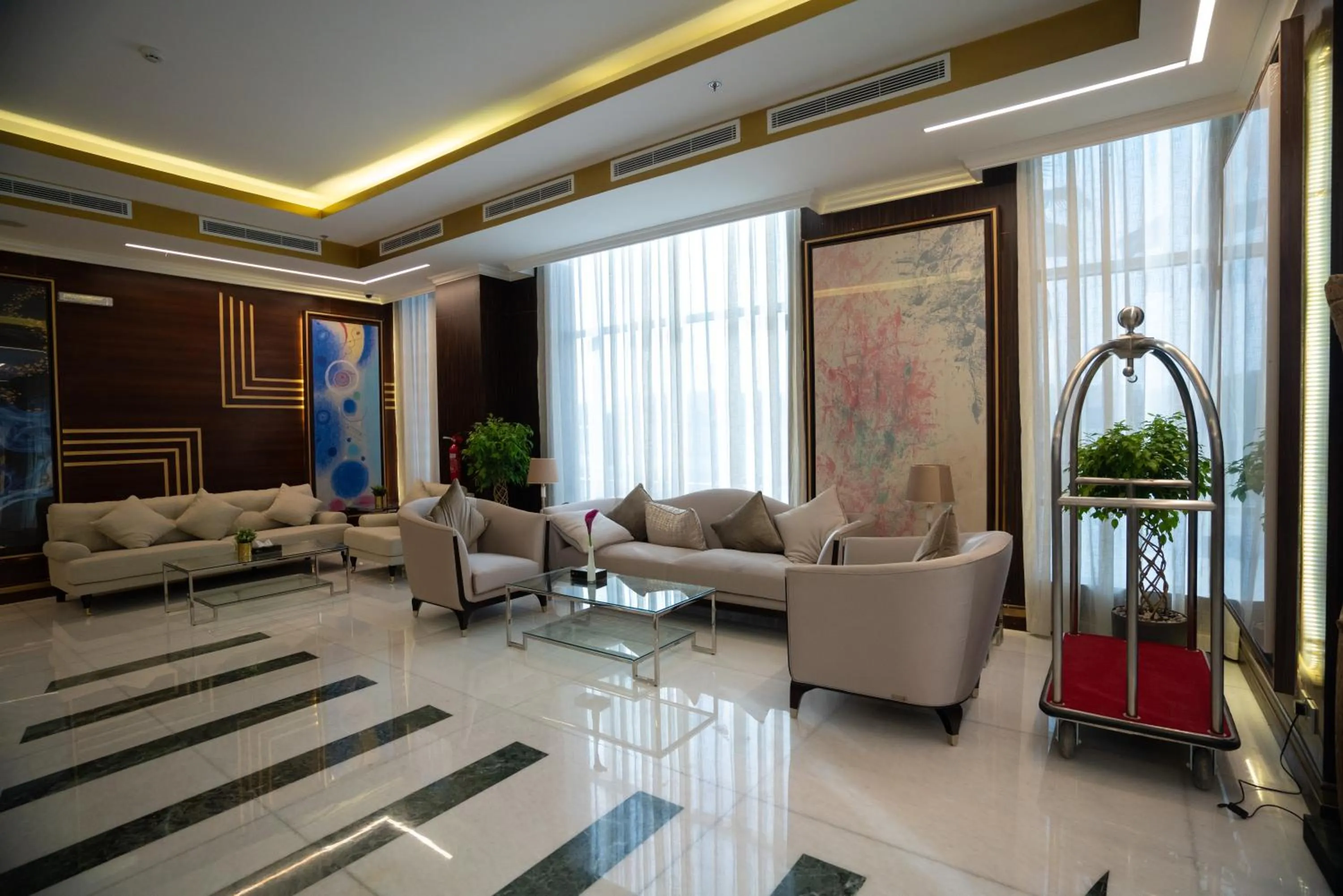 Lobby or reception in The Gate Hotel and Apartments