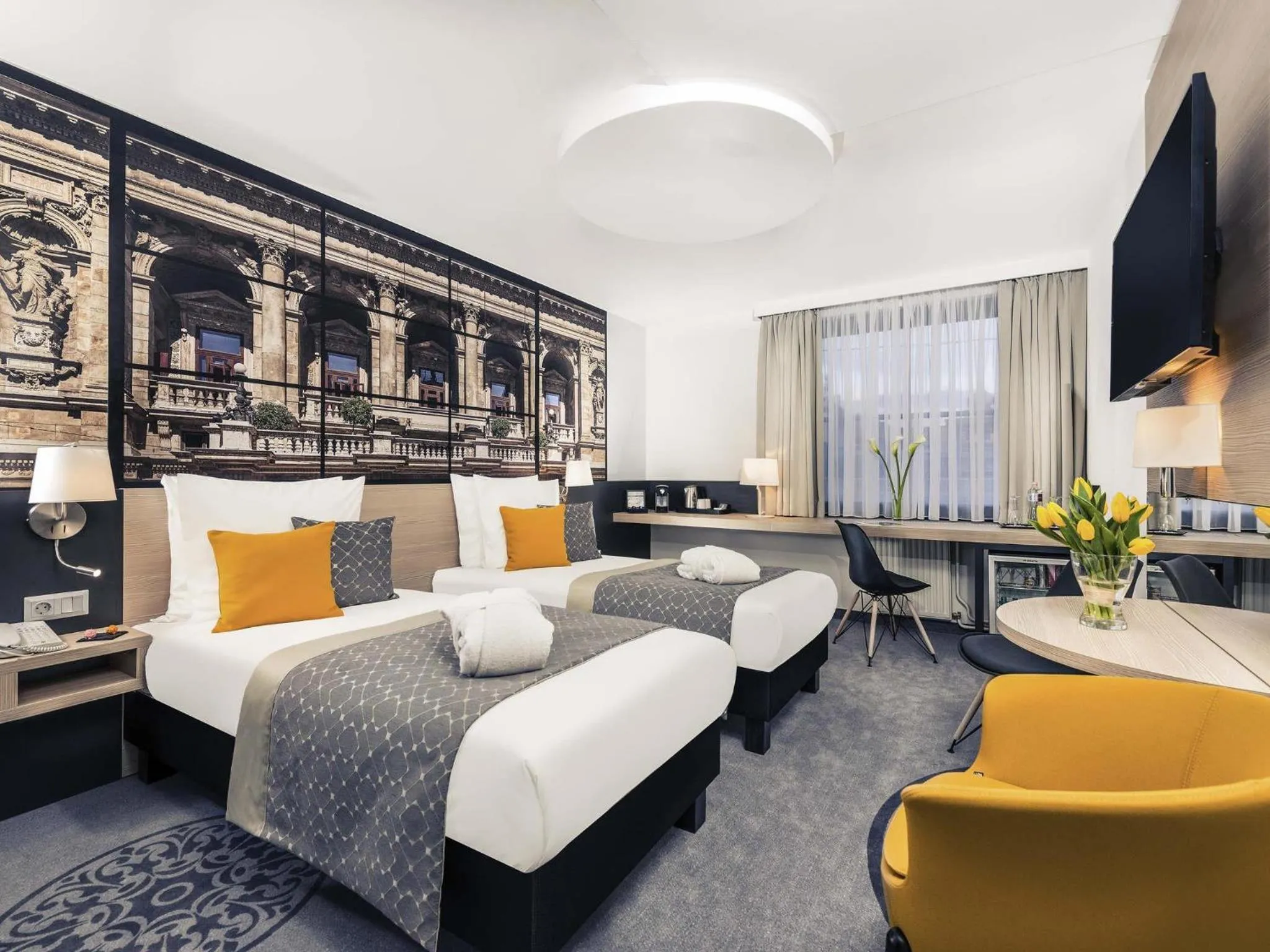 Bedroom, Bed in Mercure Budapest City Center