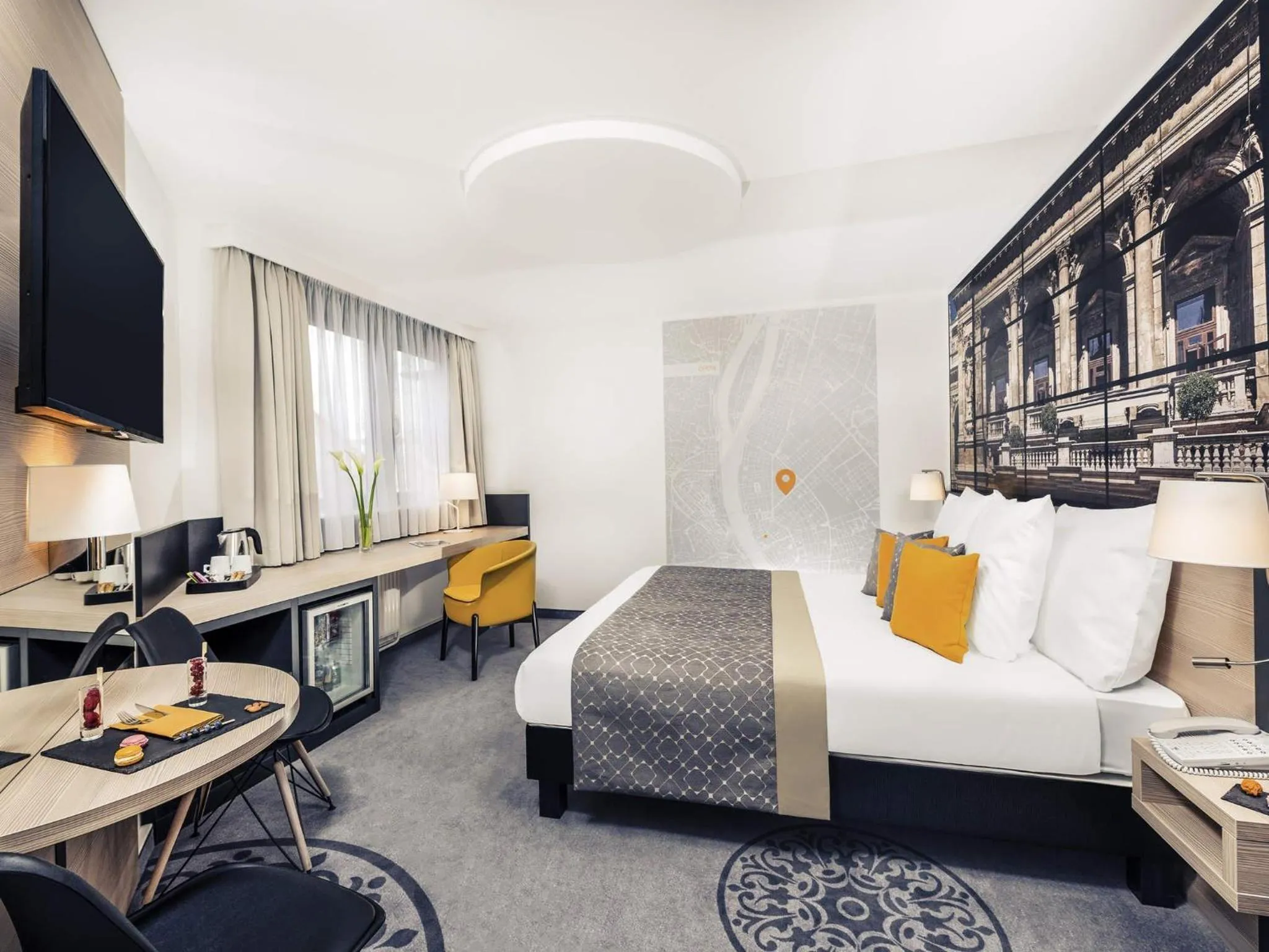 Bedroom, Bed in Mercure Budapest City Center