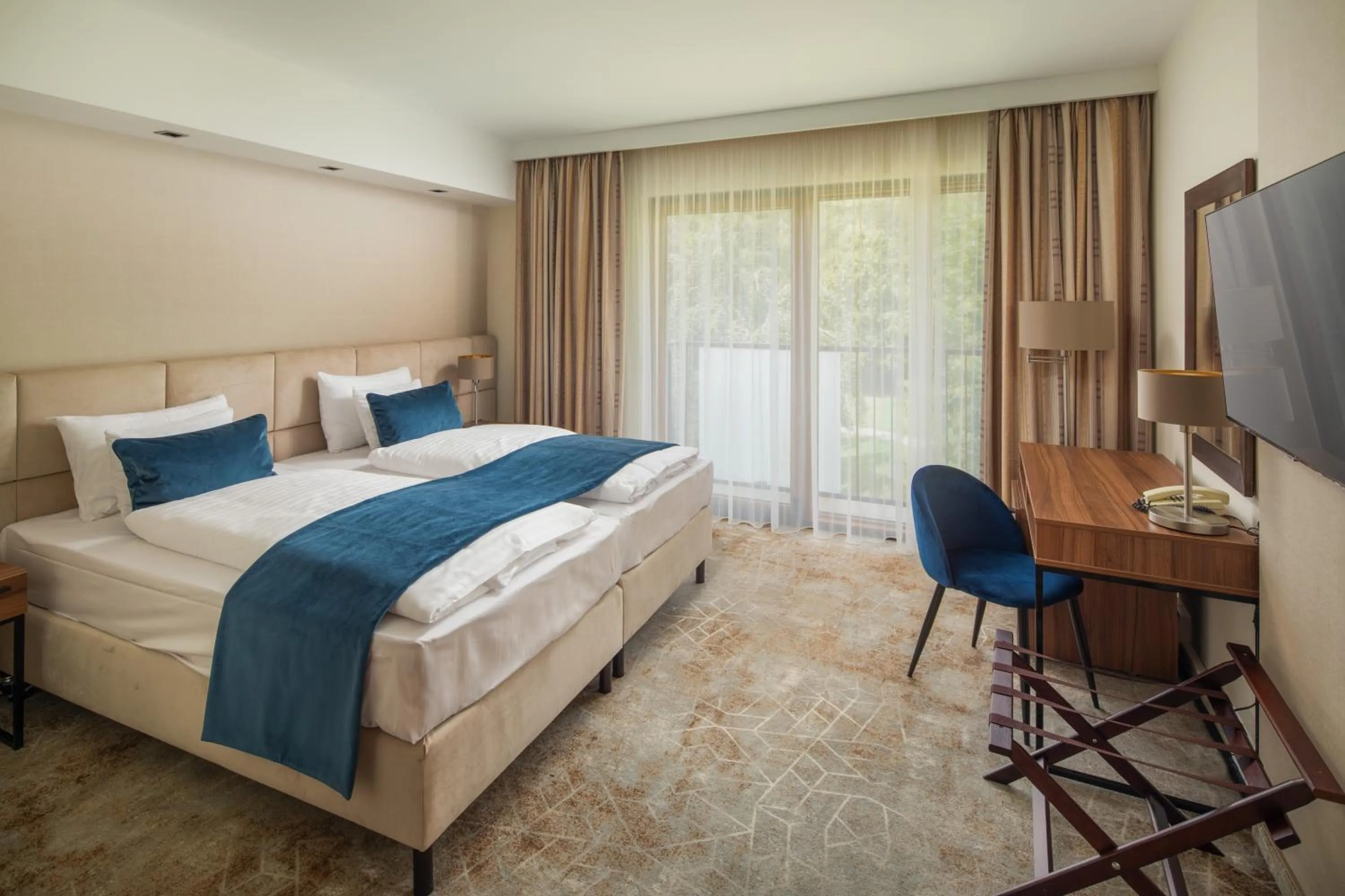 Bedroom, Bed in Fagus Hotel Conference & Spa