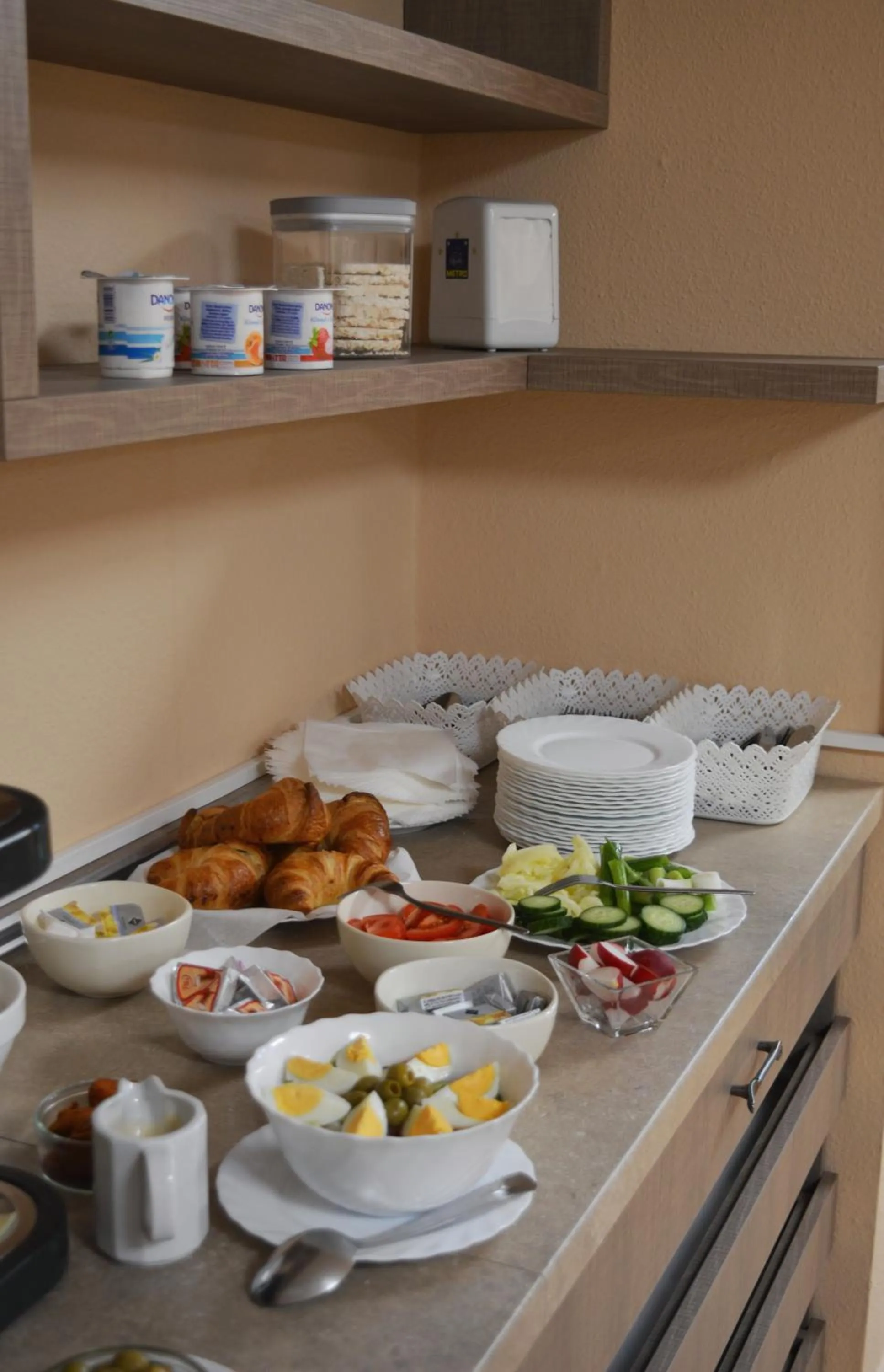 Buffet breakfast in Alfréd Panzió