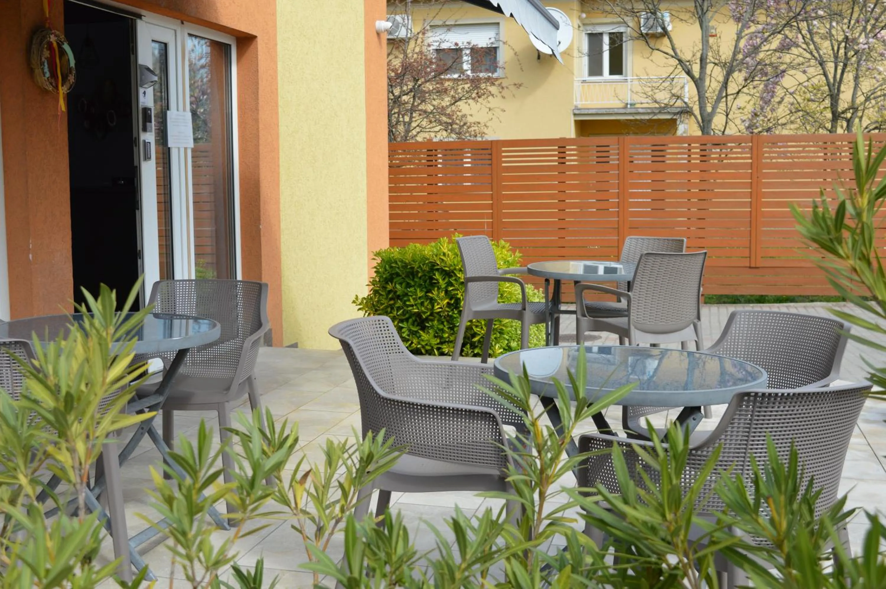 Balcony/Terrace in Alfréd Panzió