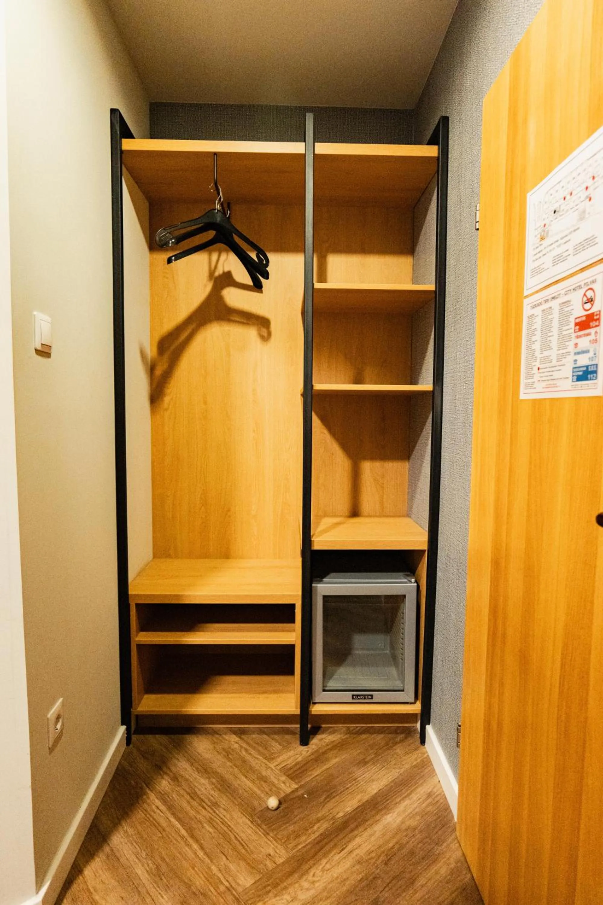 wardrobe in Pilvax Hotel Budapest