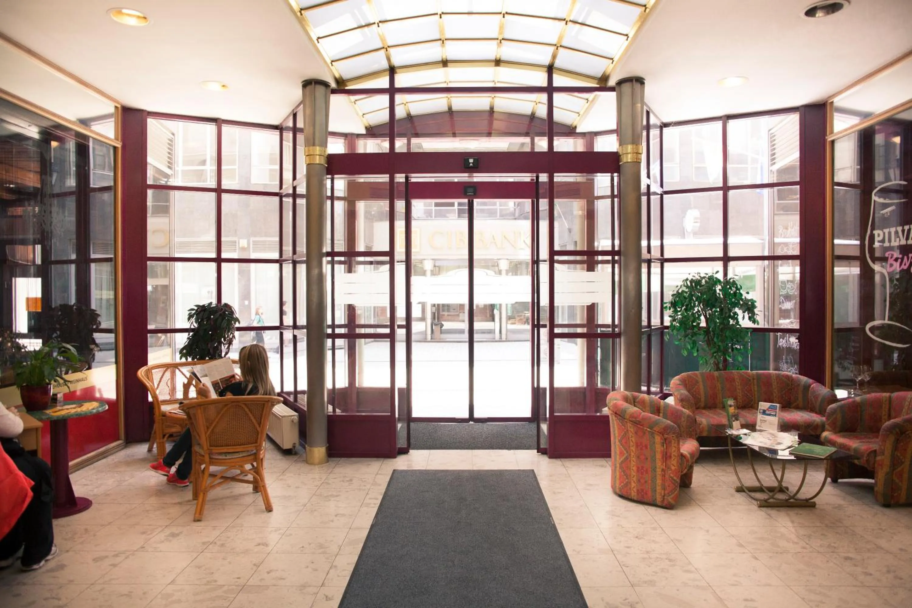 Lobby or reception in Pilvax Hotel Budapest