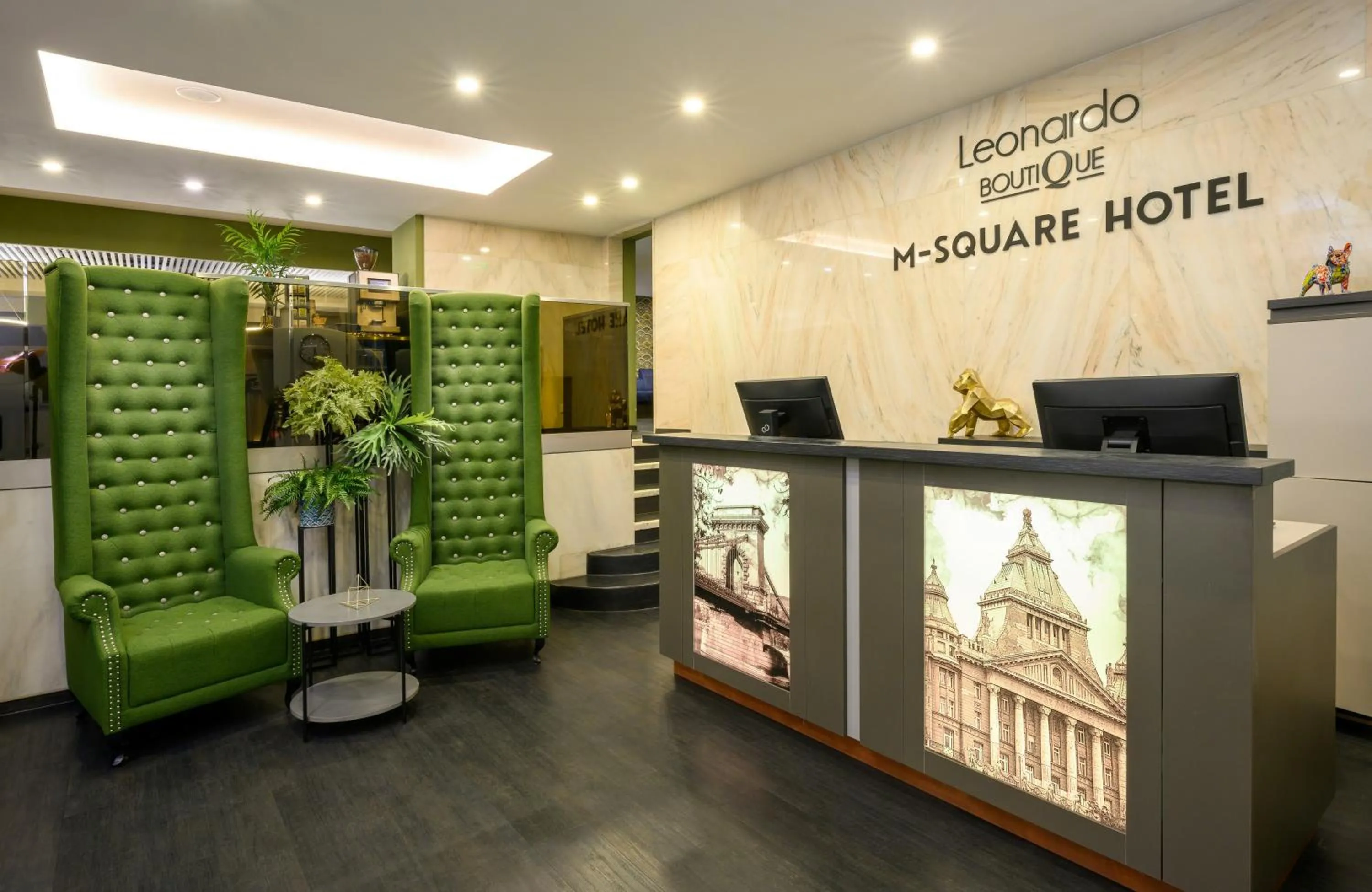 Lobby or reception in Leonardo Boutique Hotel Budapest M-Square