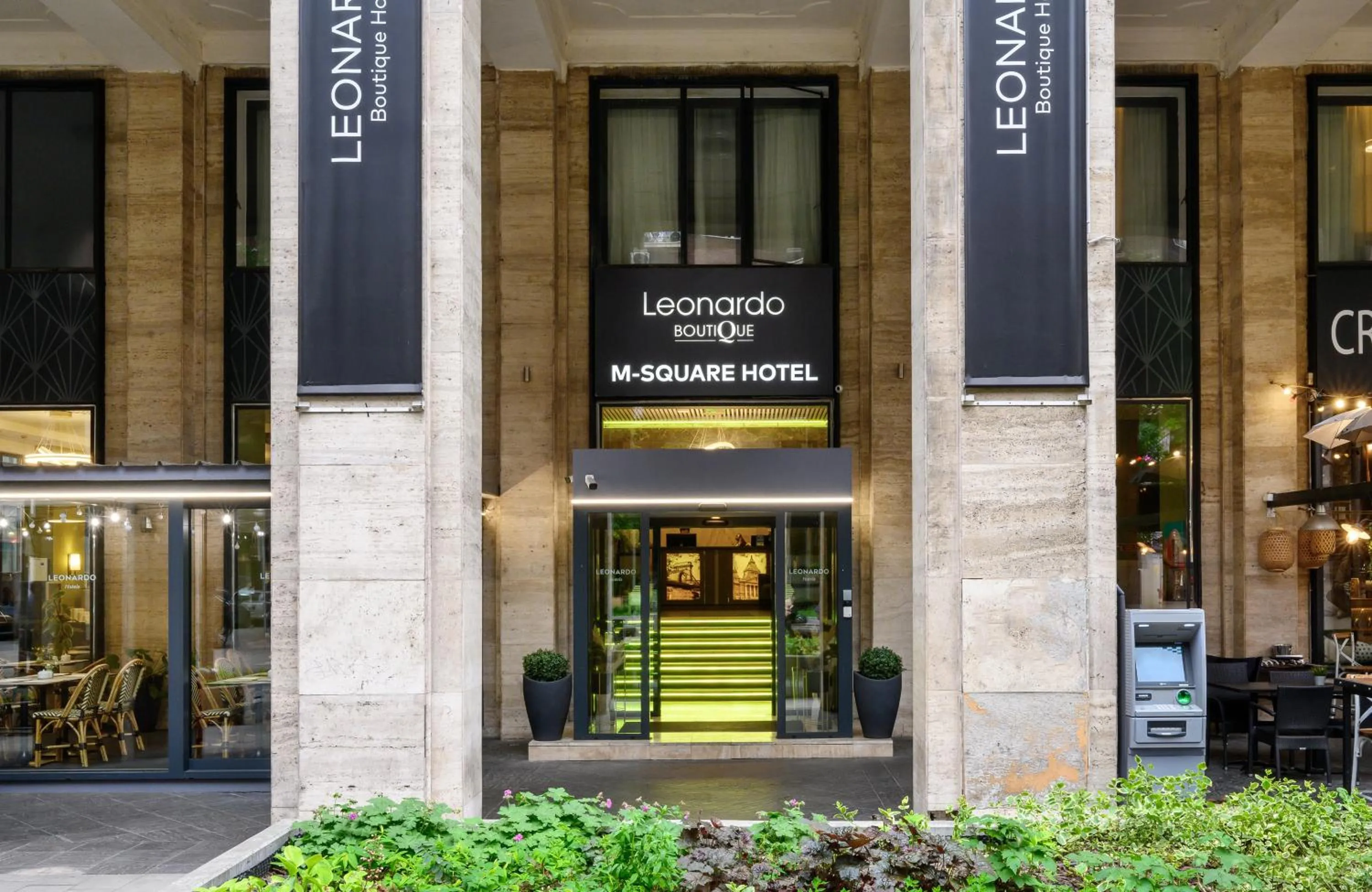 Property building in Leonardo Boutique Hotel Budapest M-Square