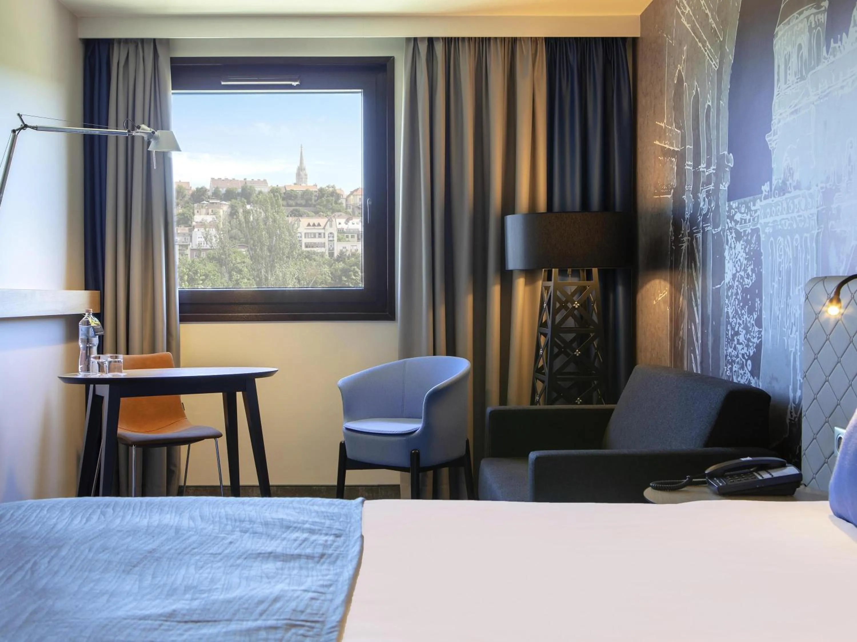 Bedroom, Bed in Mercure Budapest Castle Hill