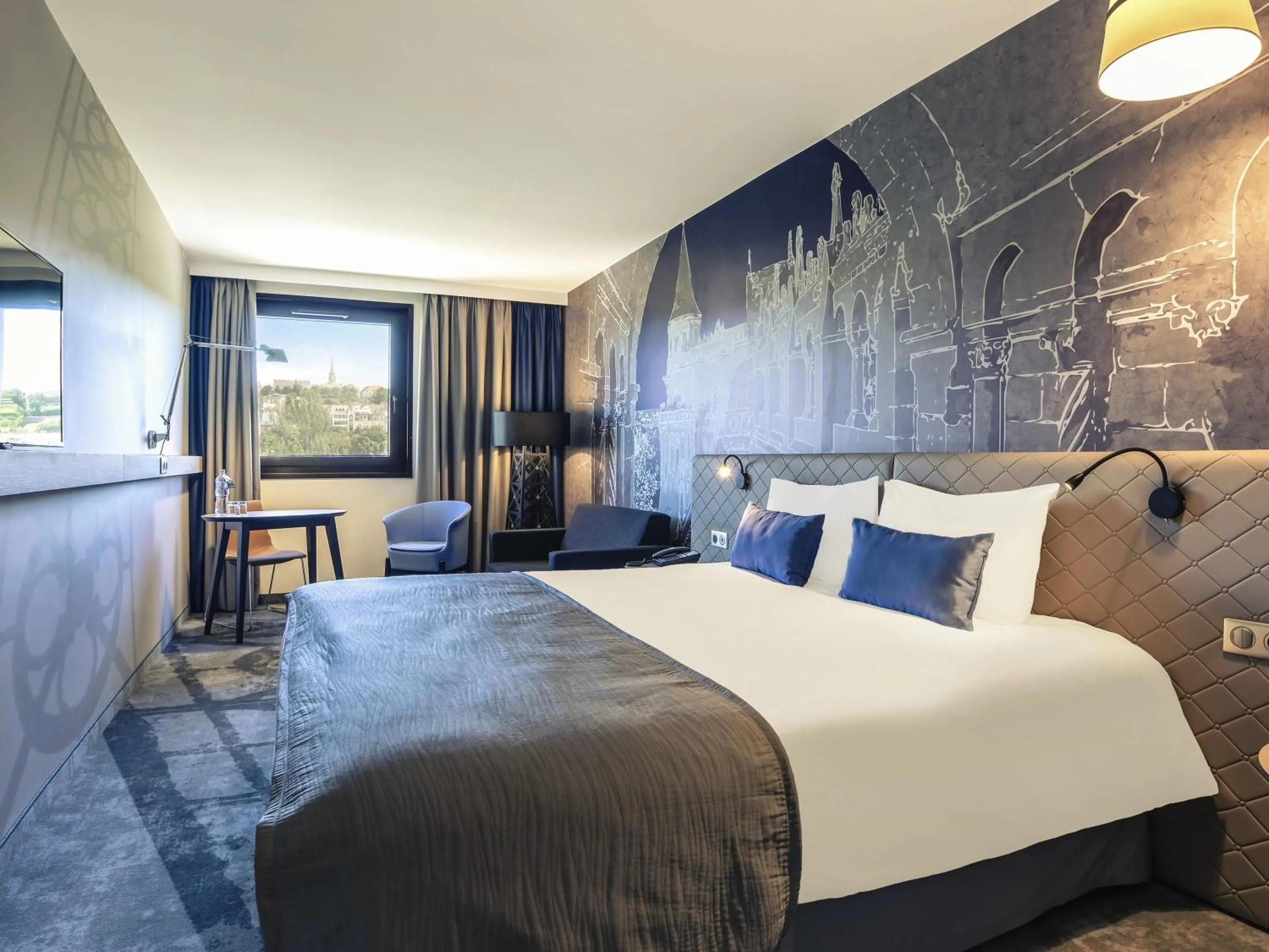 Bedroom, Bed in Mercure Budapest Castle Hill