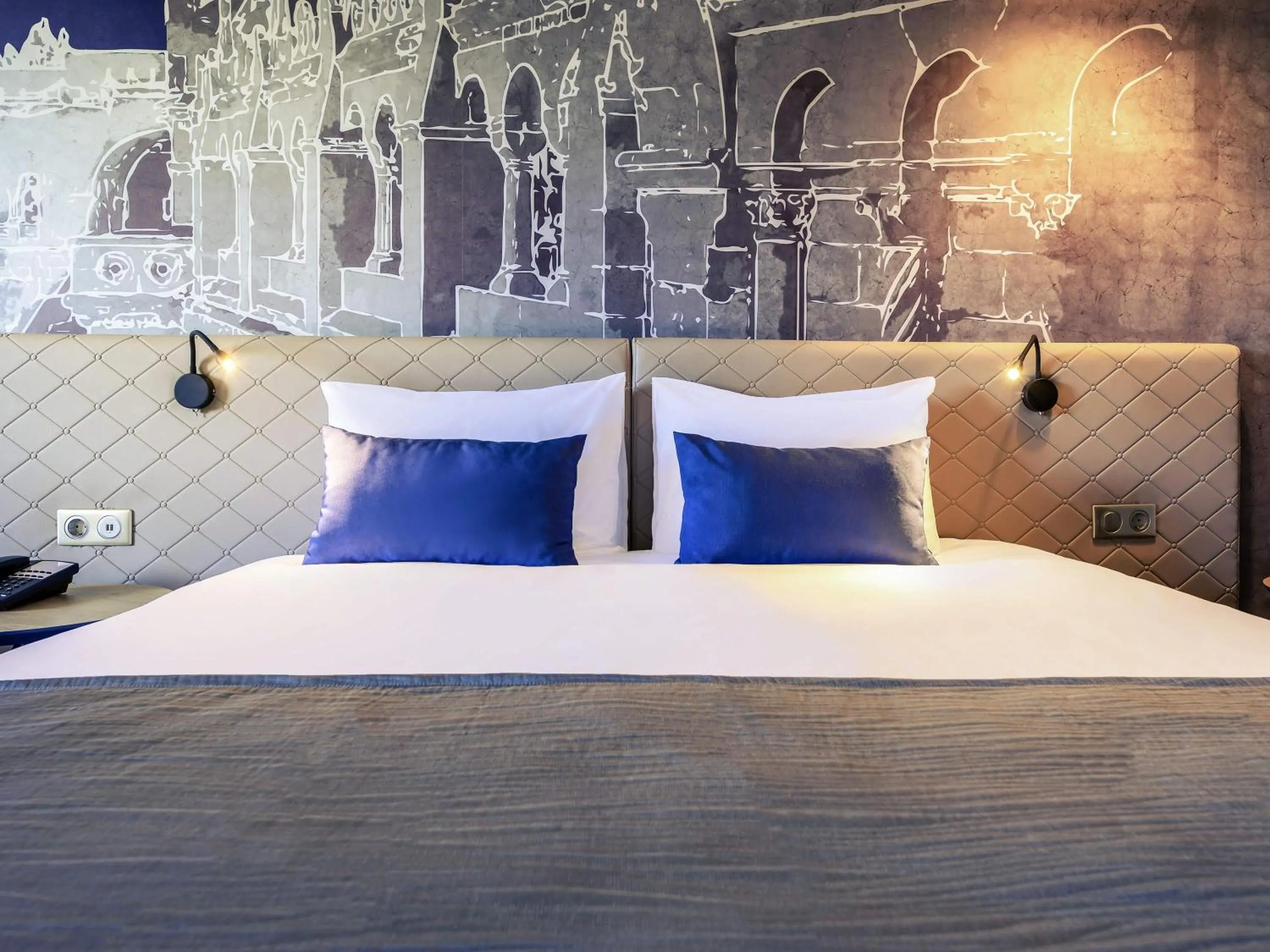 Bedroom, Bed in Mercure Budapest Castle Hill