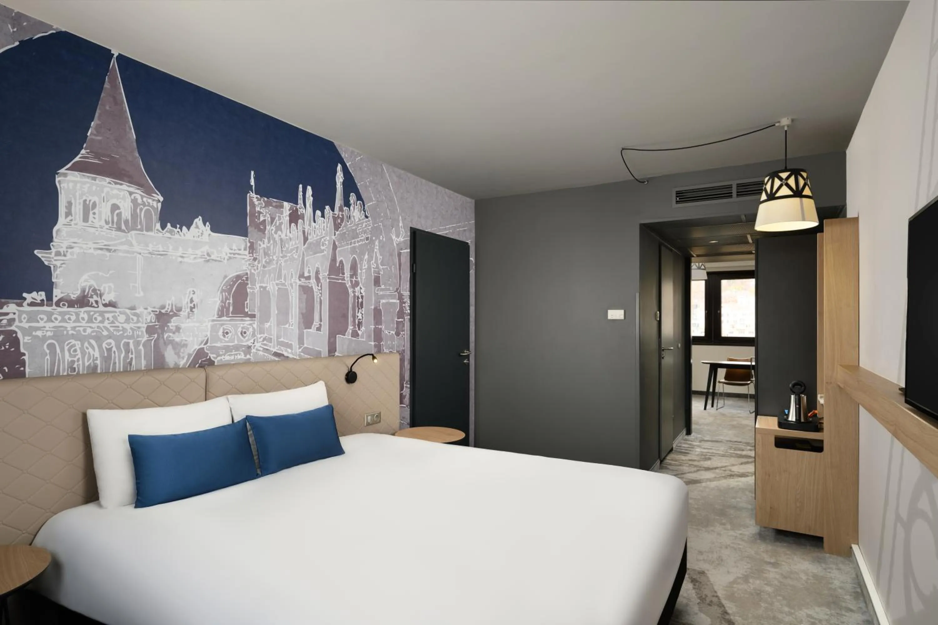 Bedroom, Bed in Mercure Budapest Castle Hill