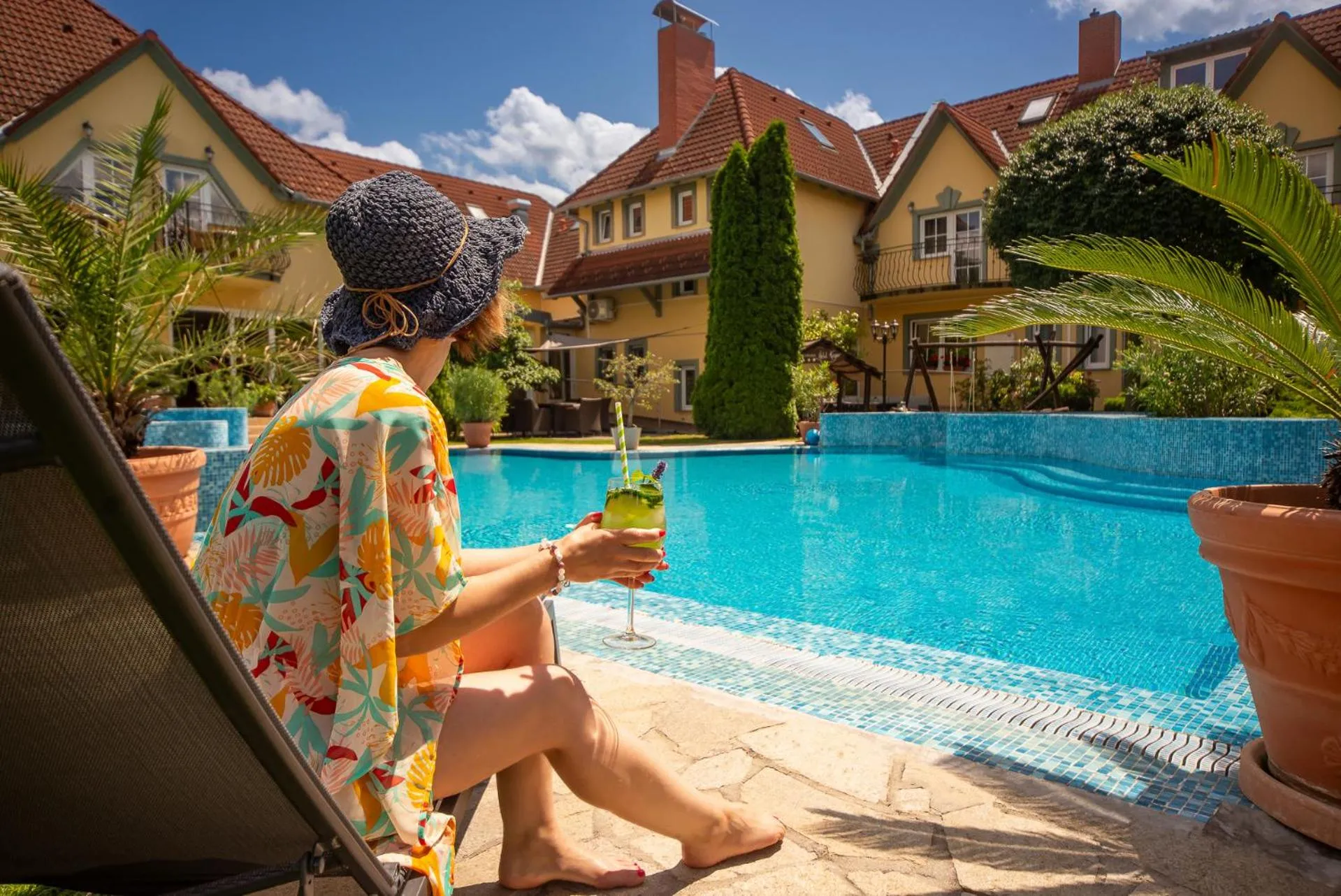 Seating area in Wellness Hotel Kager Harkány