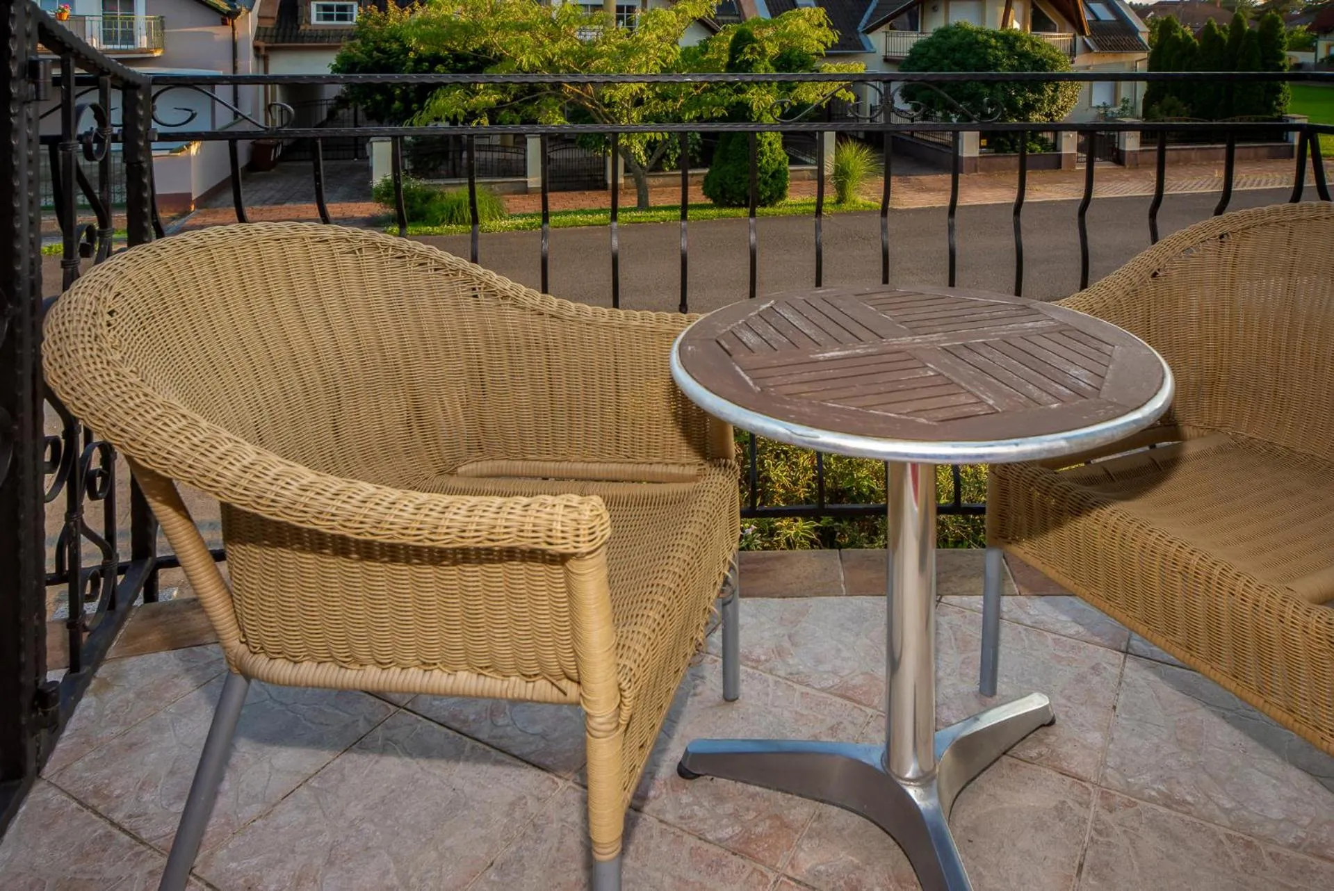 Balcony/Terrace in Wellness Hotel Kager Harkány