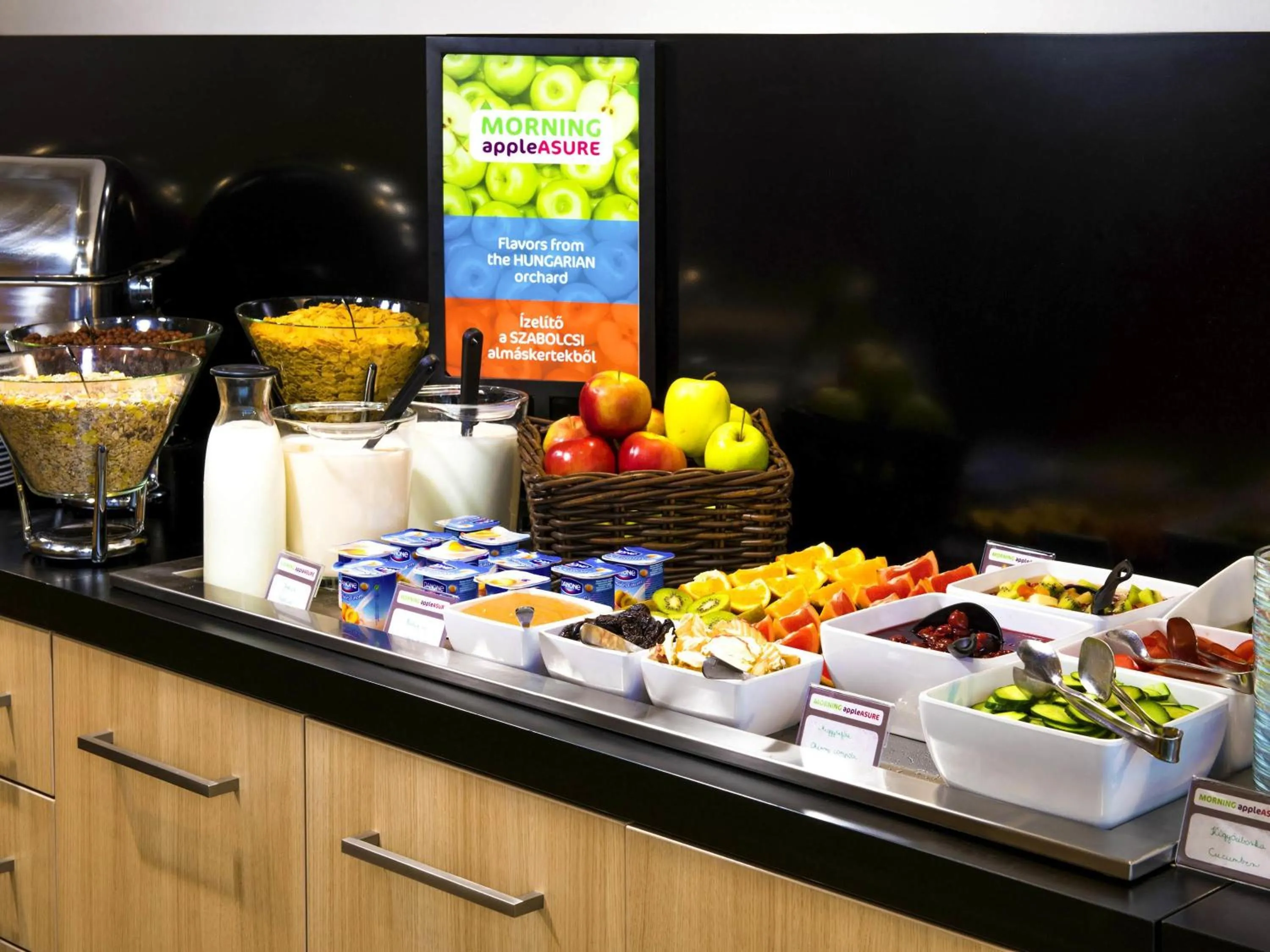 Breakfast in Ibis Styles Budapest Center