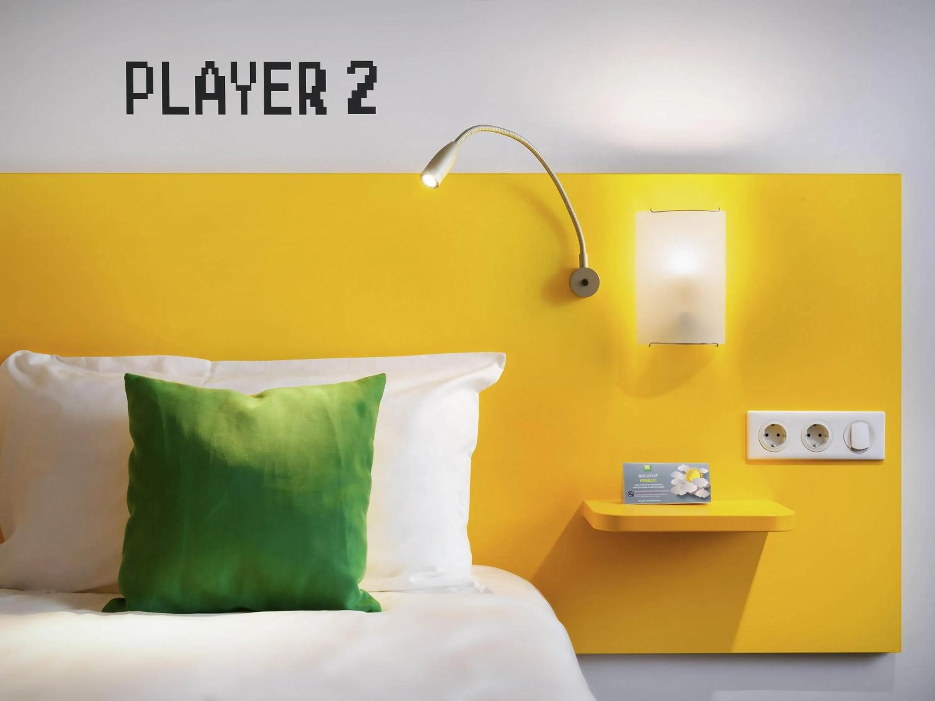 Bedroom, Bed in Ibis Styles Budapest Center