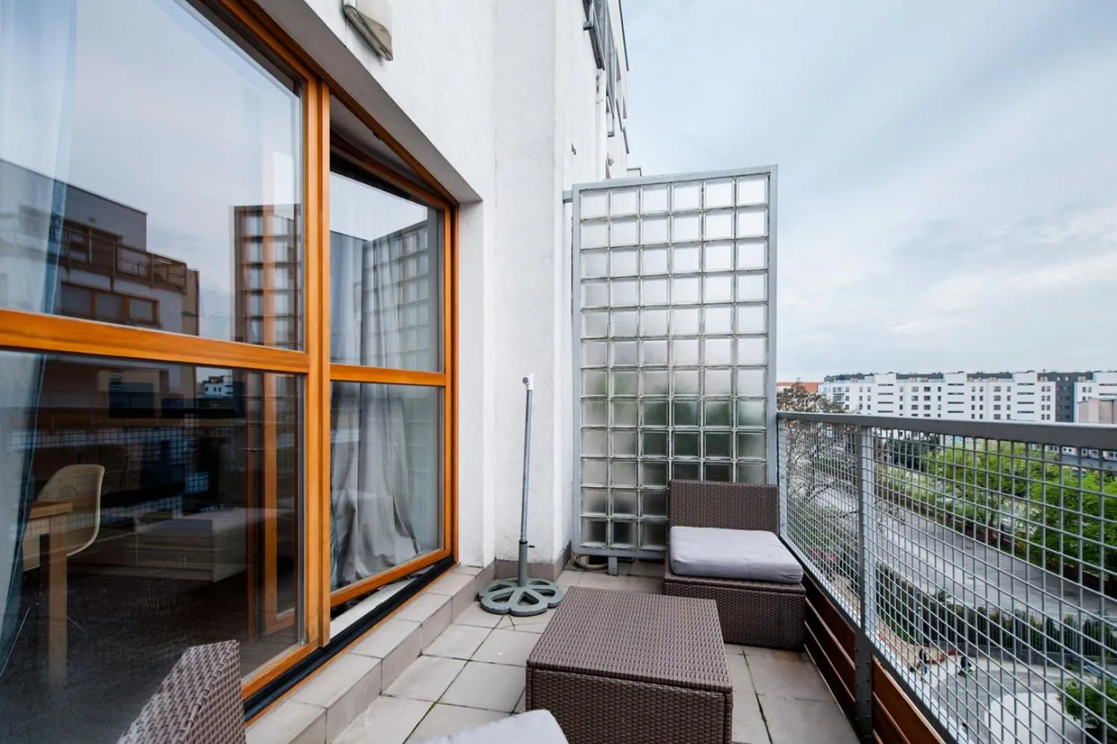 Balcony/Terrace in SuperApart Chełmska 9 - Blisko Olinek i WFDIF