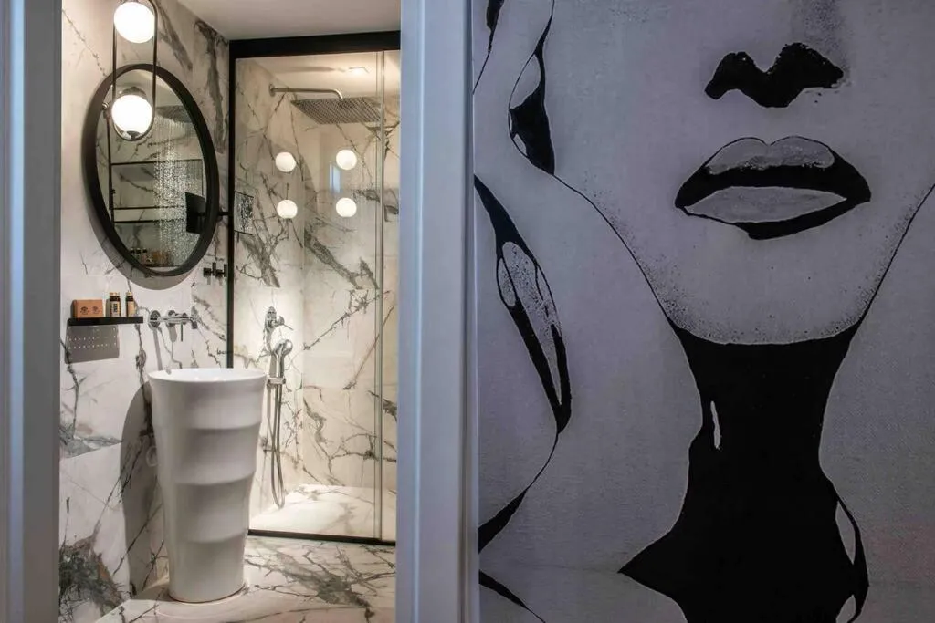 Bathroom in Opsis Luxury Villa with swimming pool