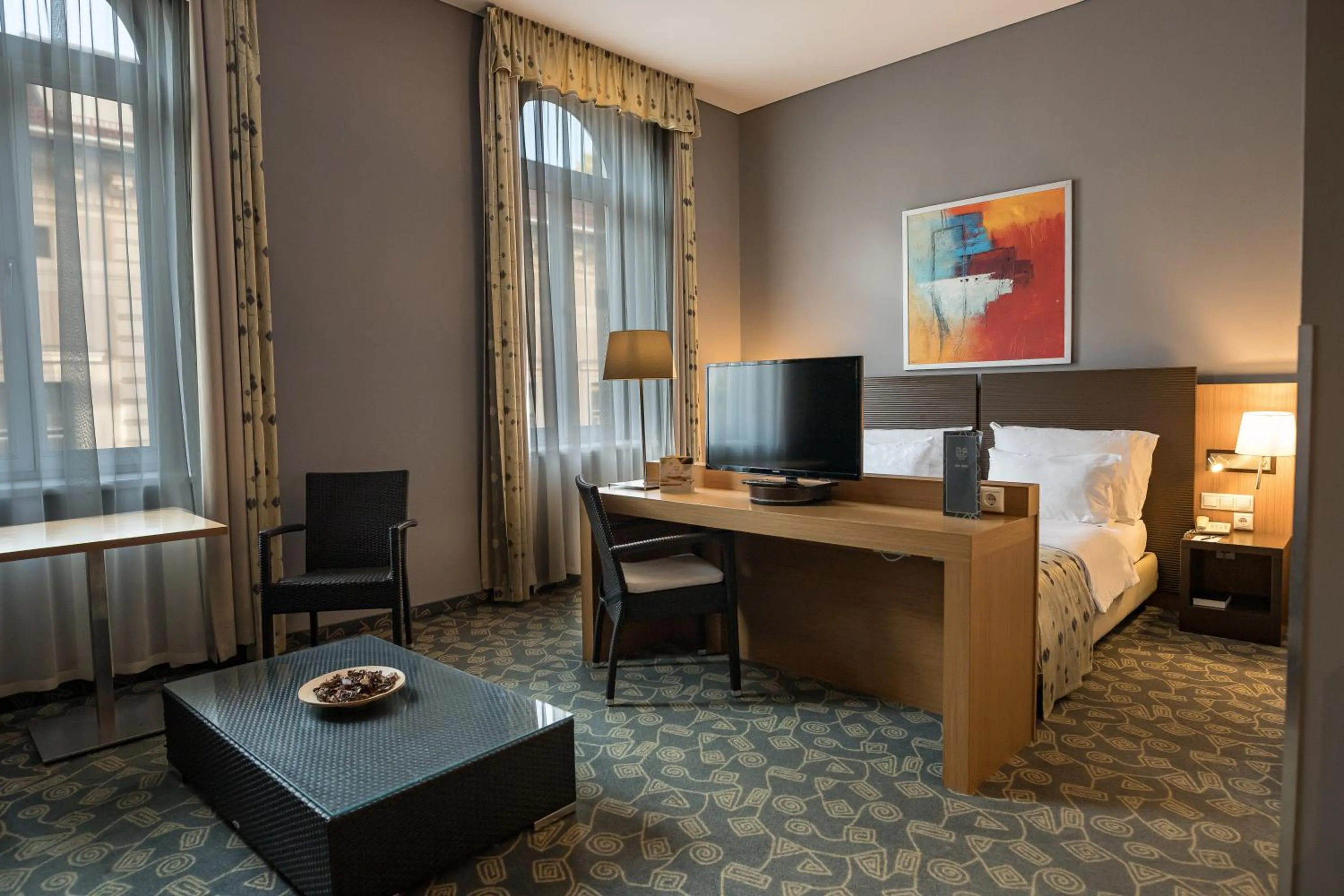 Photo of the whole room, Bed in Hotel Museum Budapest