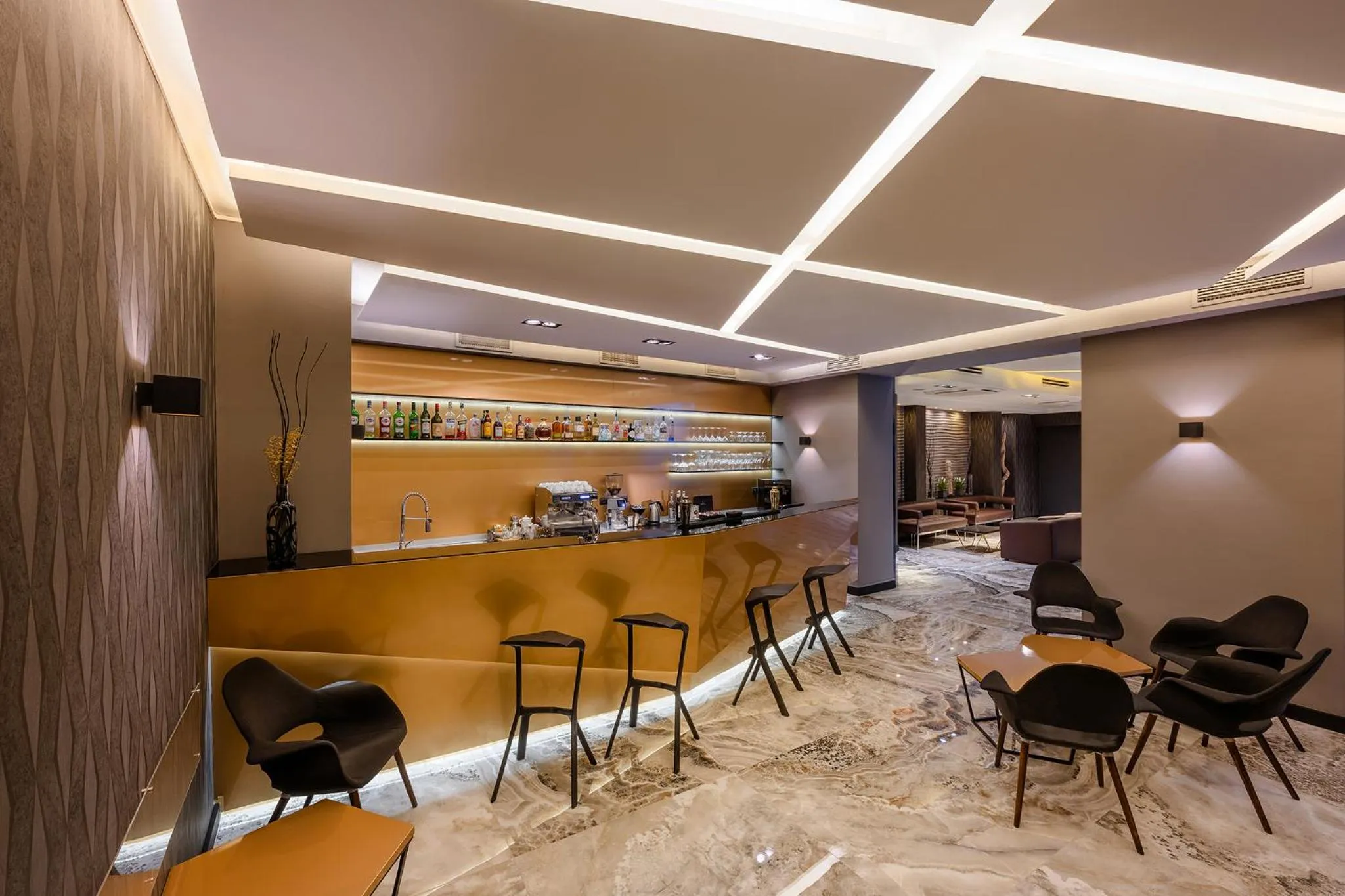 Lounge or bar in Hotel Museum Budapest