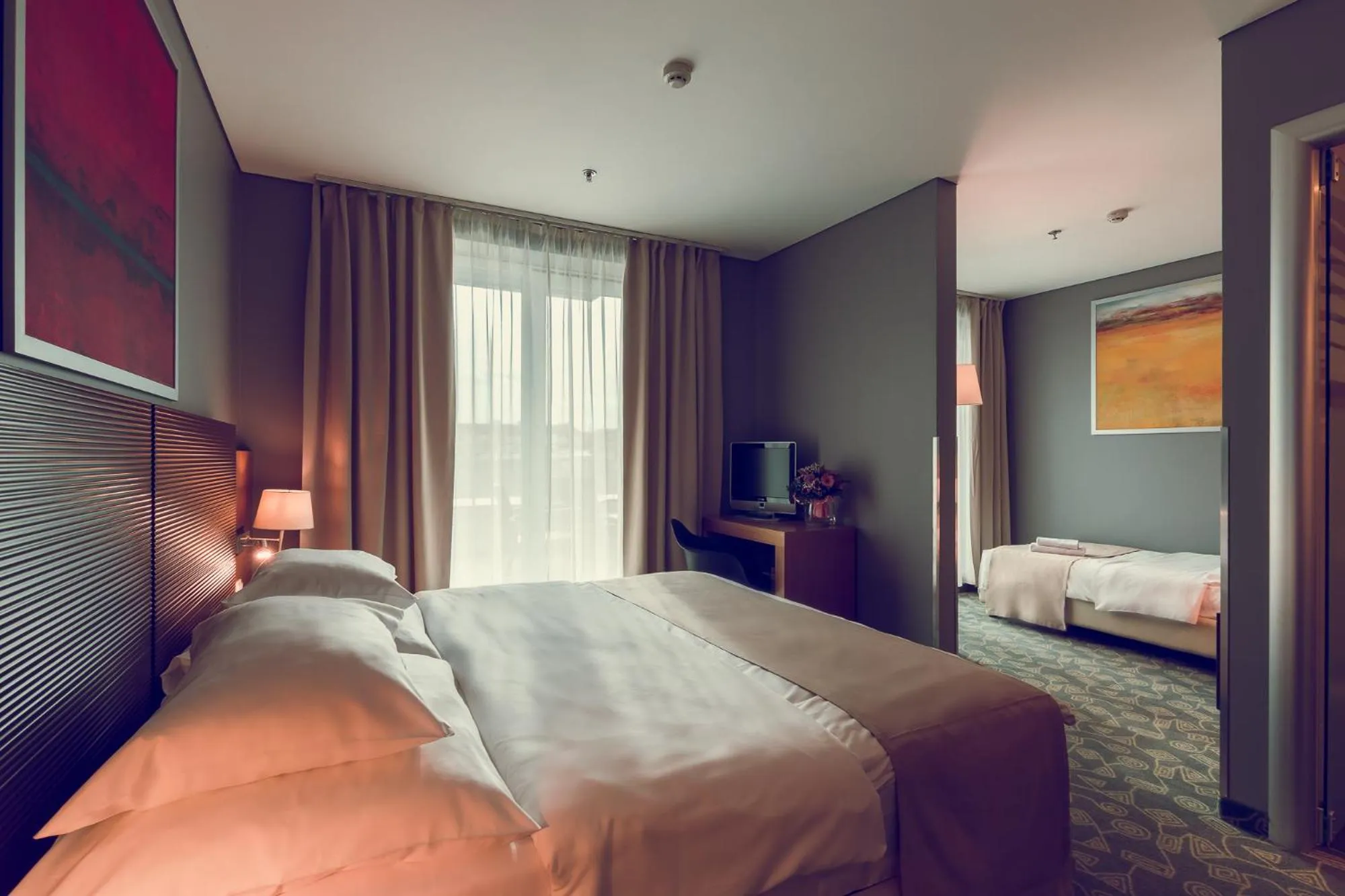 TV and multimedia, Bed in Hotel Museum Budapest