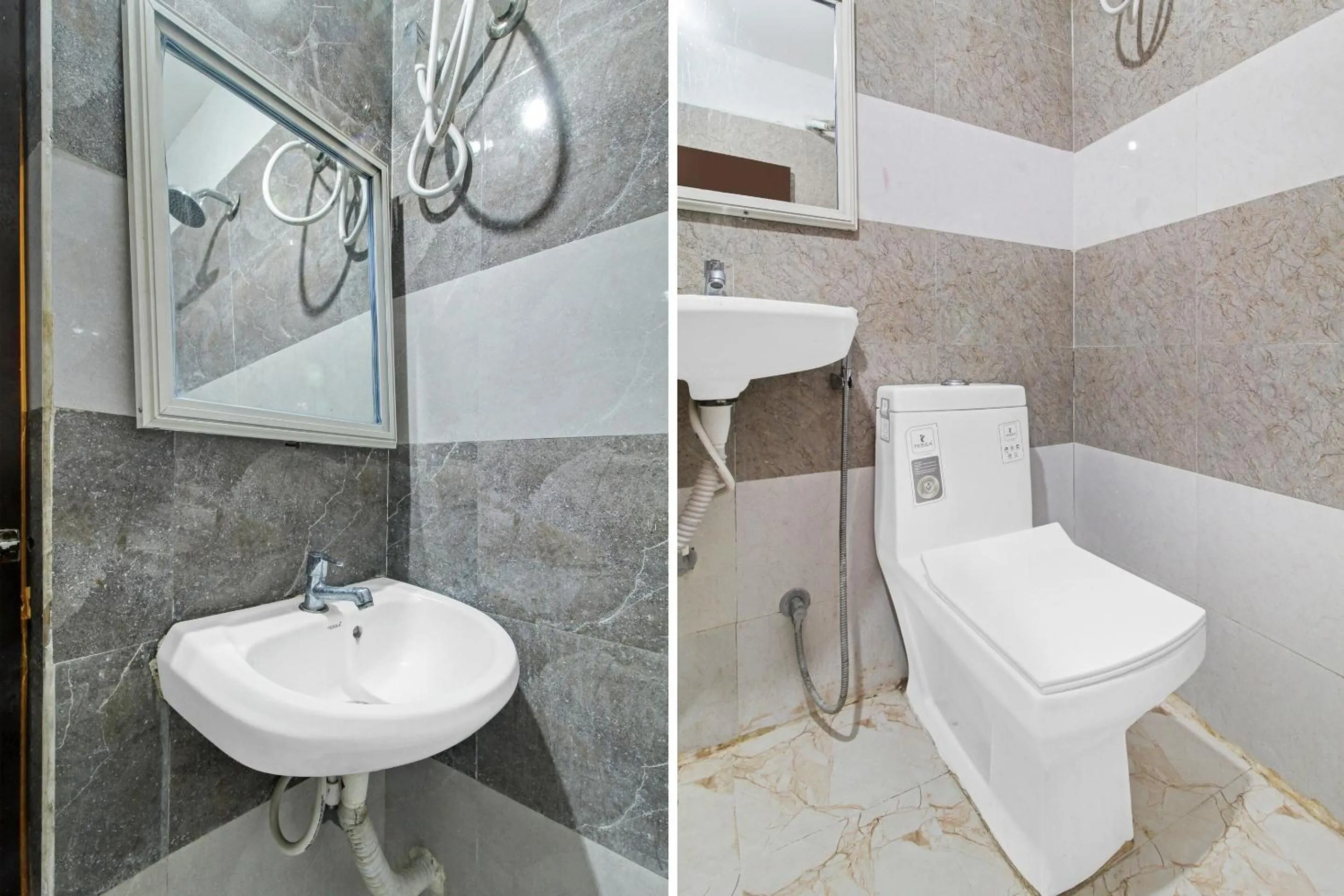 Bathroom in Hotel O A Delight Residency