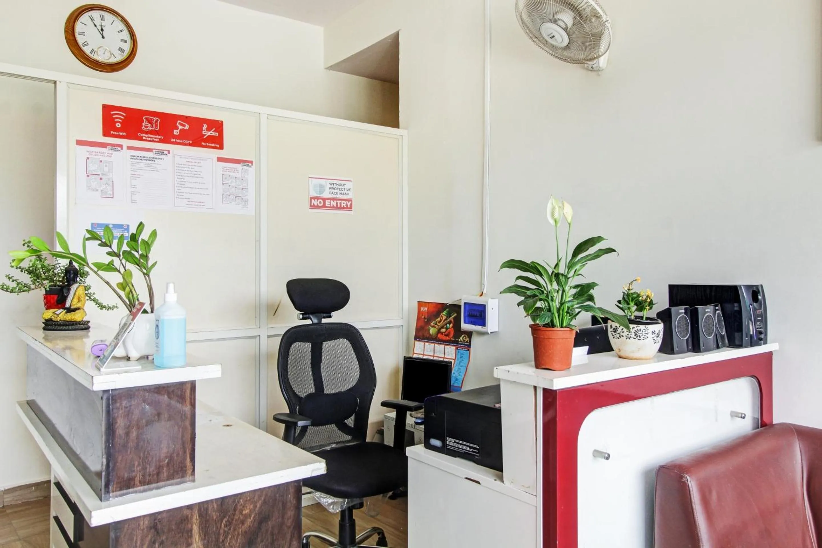 Lobby or reception in Hotel O A Delight Residency