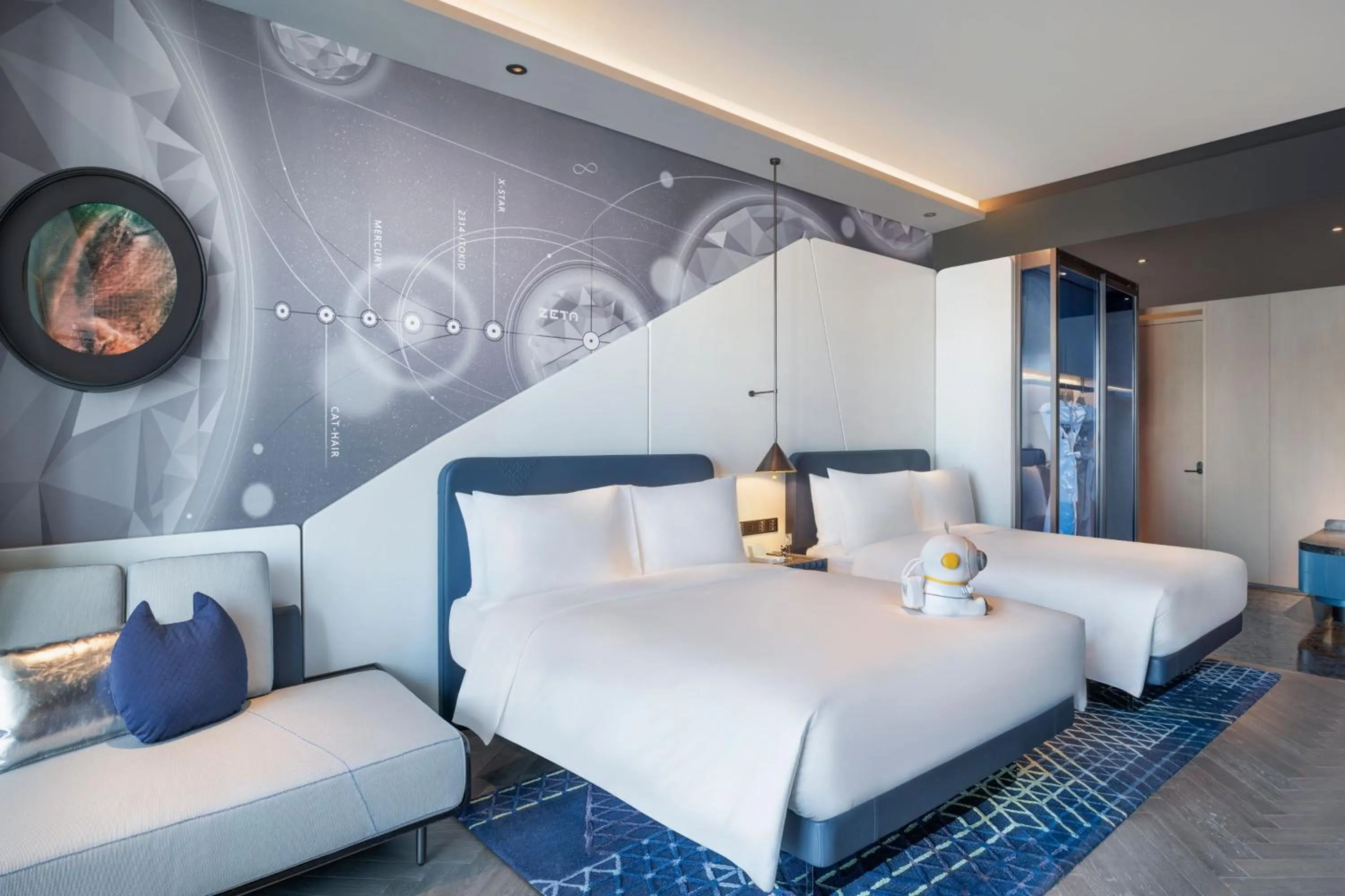 Photo of the whole room, Bed in W Changsha