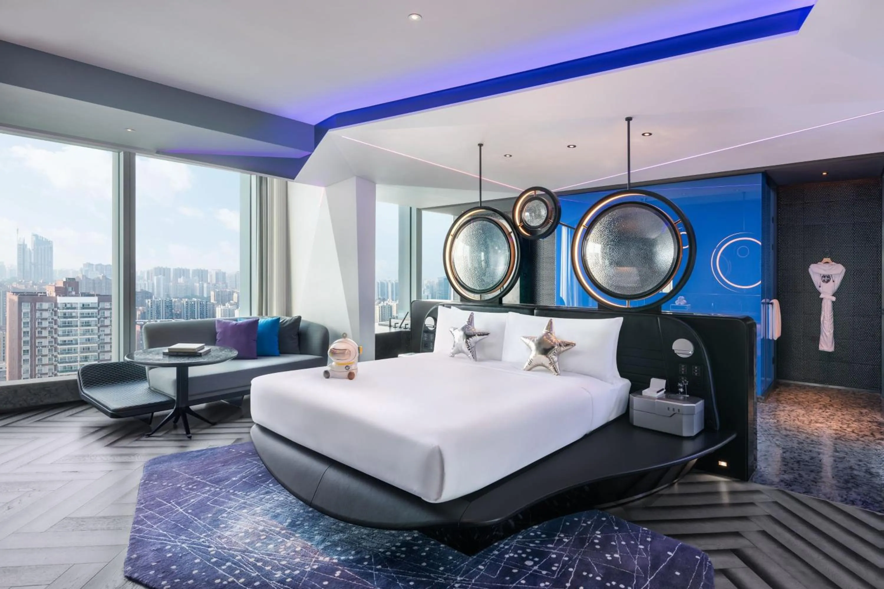 Photo of the whole room, Bed in W Changsha