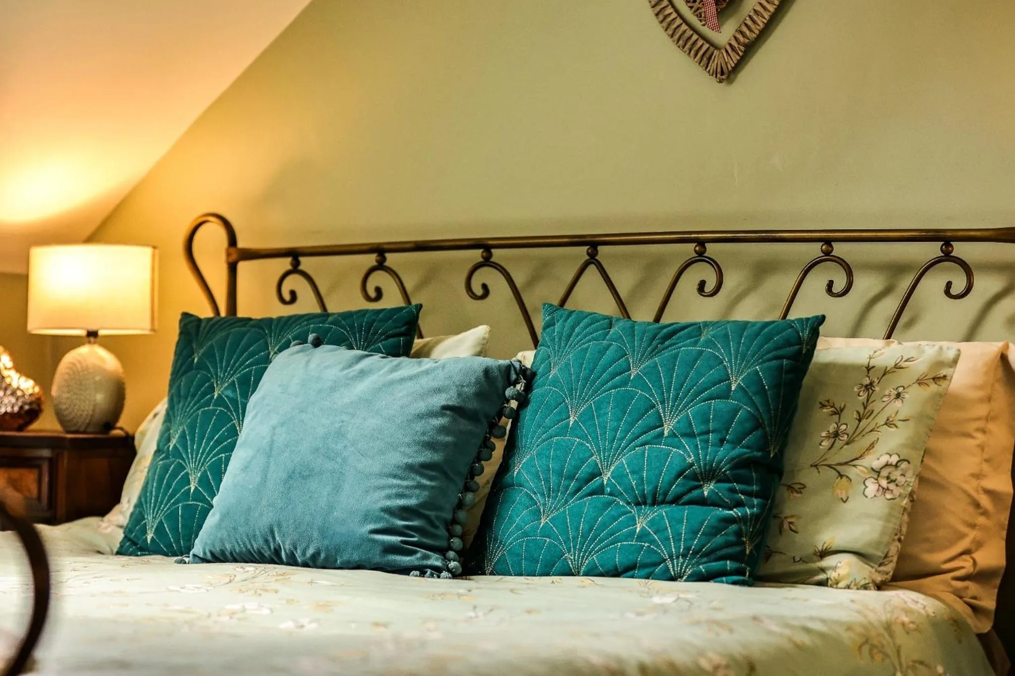 Bed in Greenvale Cabins